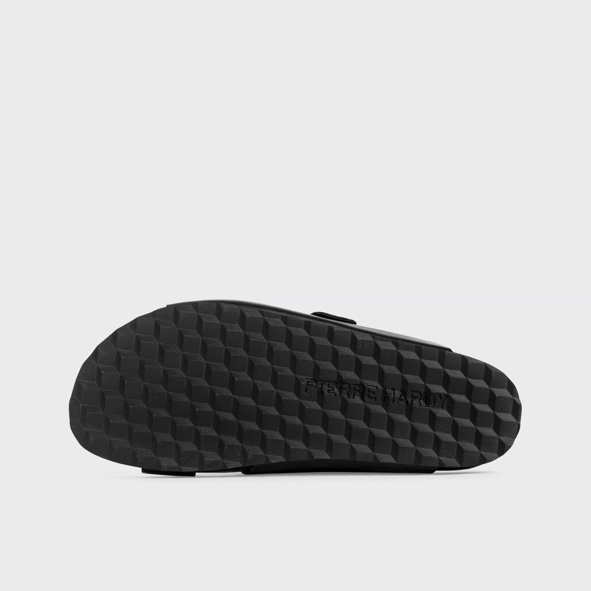 Pierre Hardy BEACH RIDER FLAT MULE, black calfskin, view 9