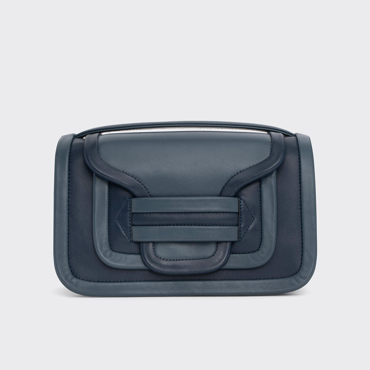 Pierre Hardy ALPHA MAXI HANDBAG, navy & blue calfskin, view 6