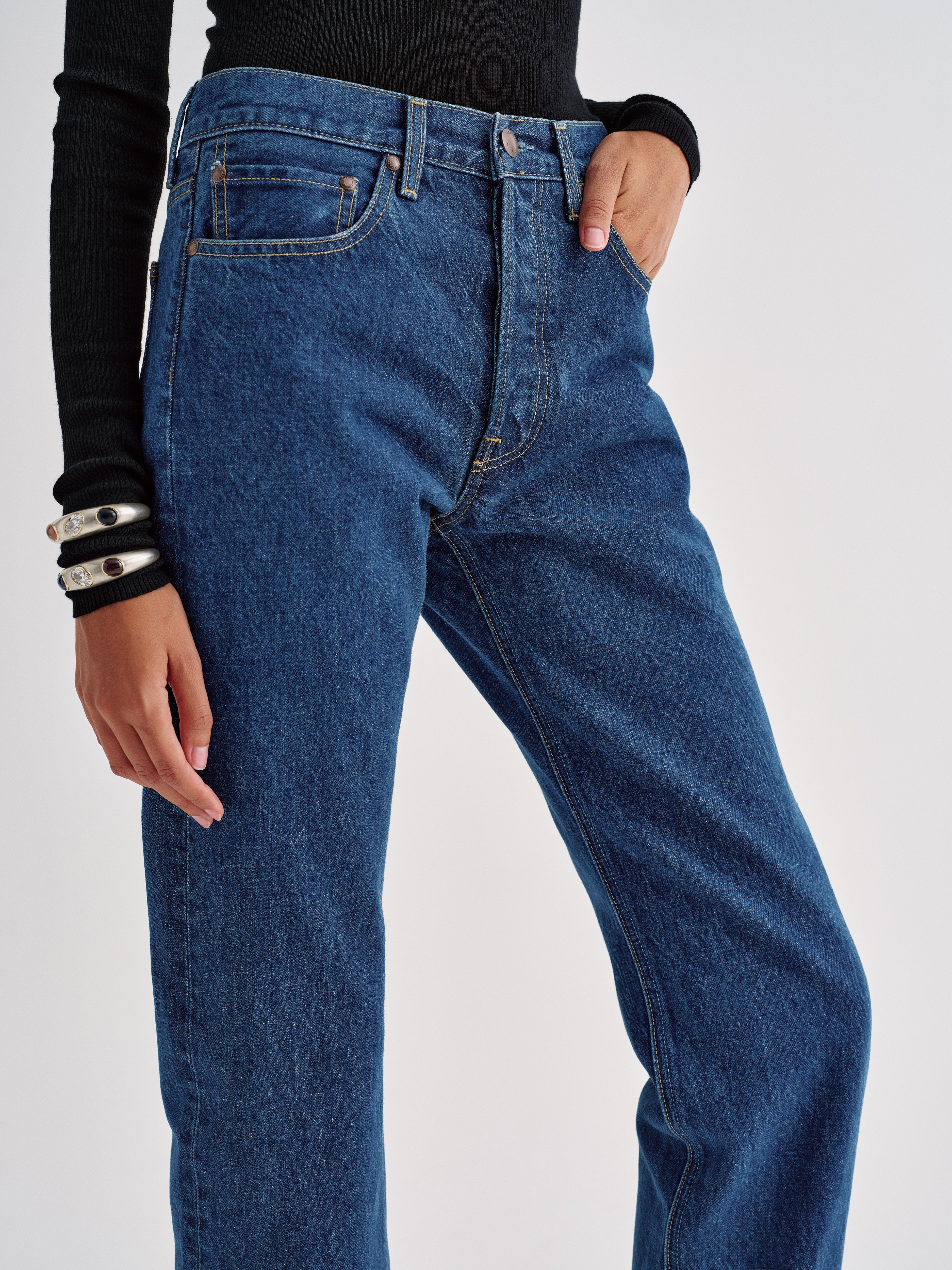 Orwell Jean in Rigid Denim
