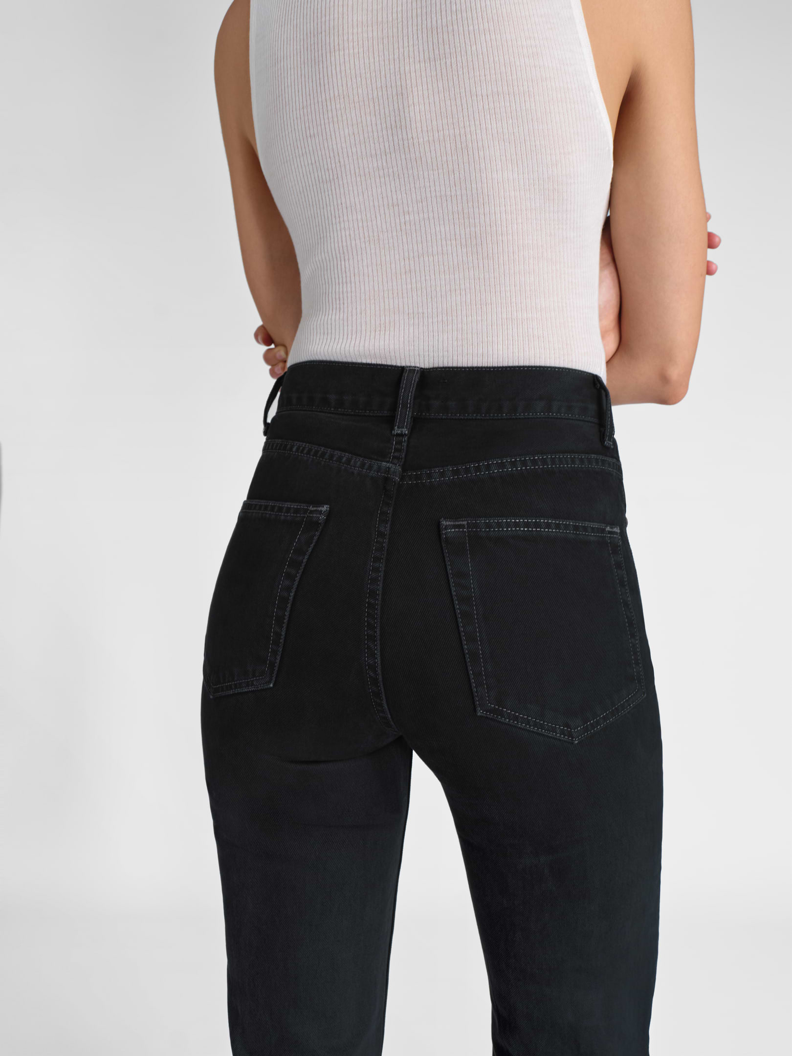 Brontë Jean in Rigid Denim