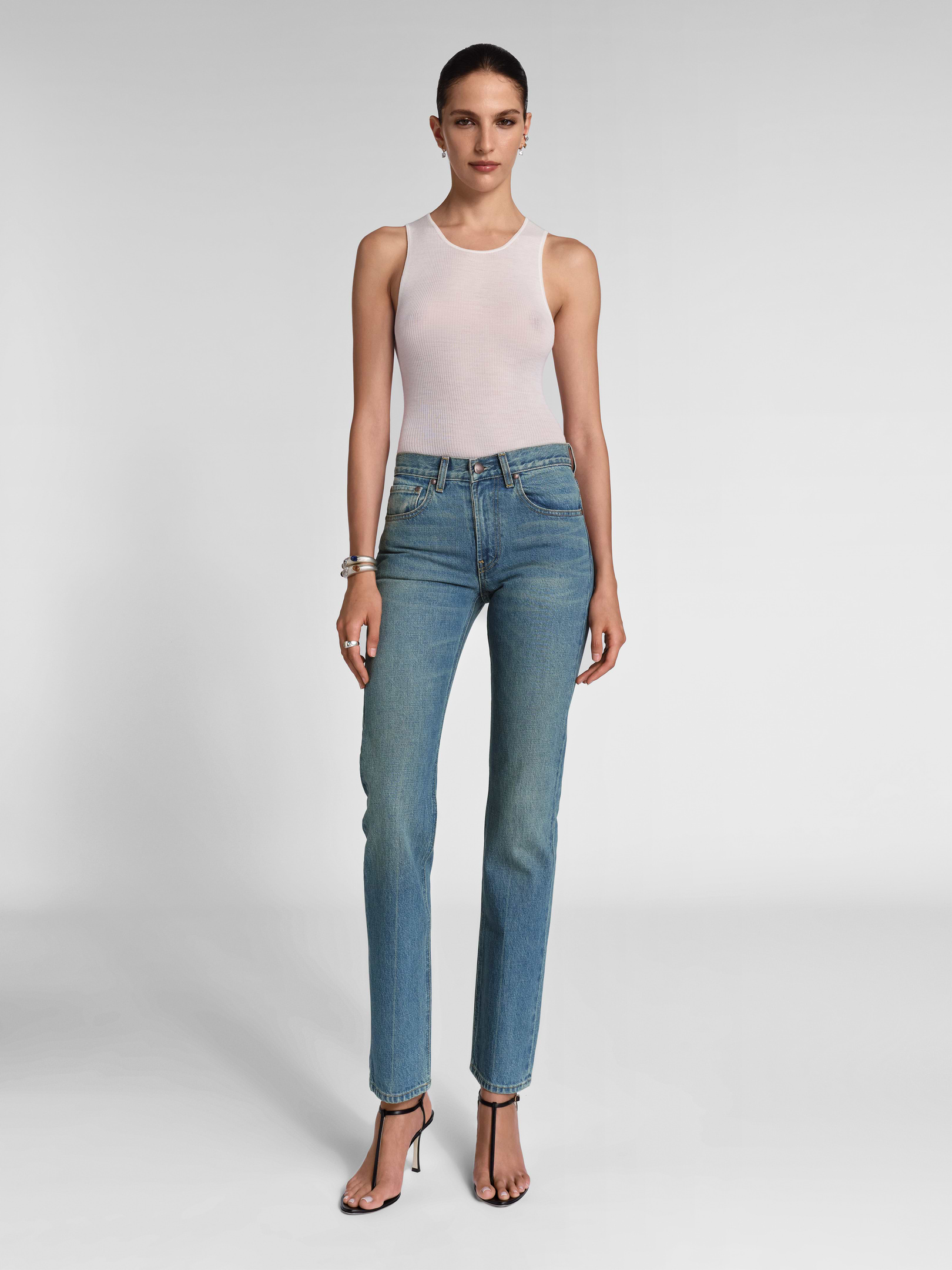 Huxley Jean in Rigid Denim