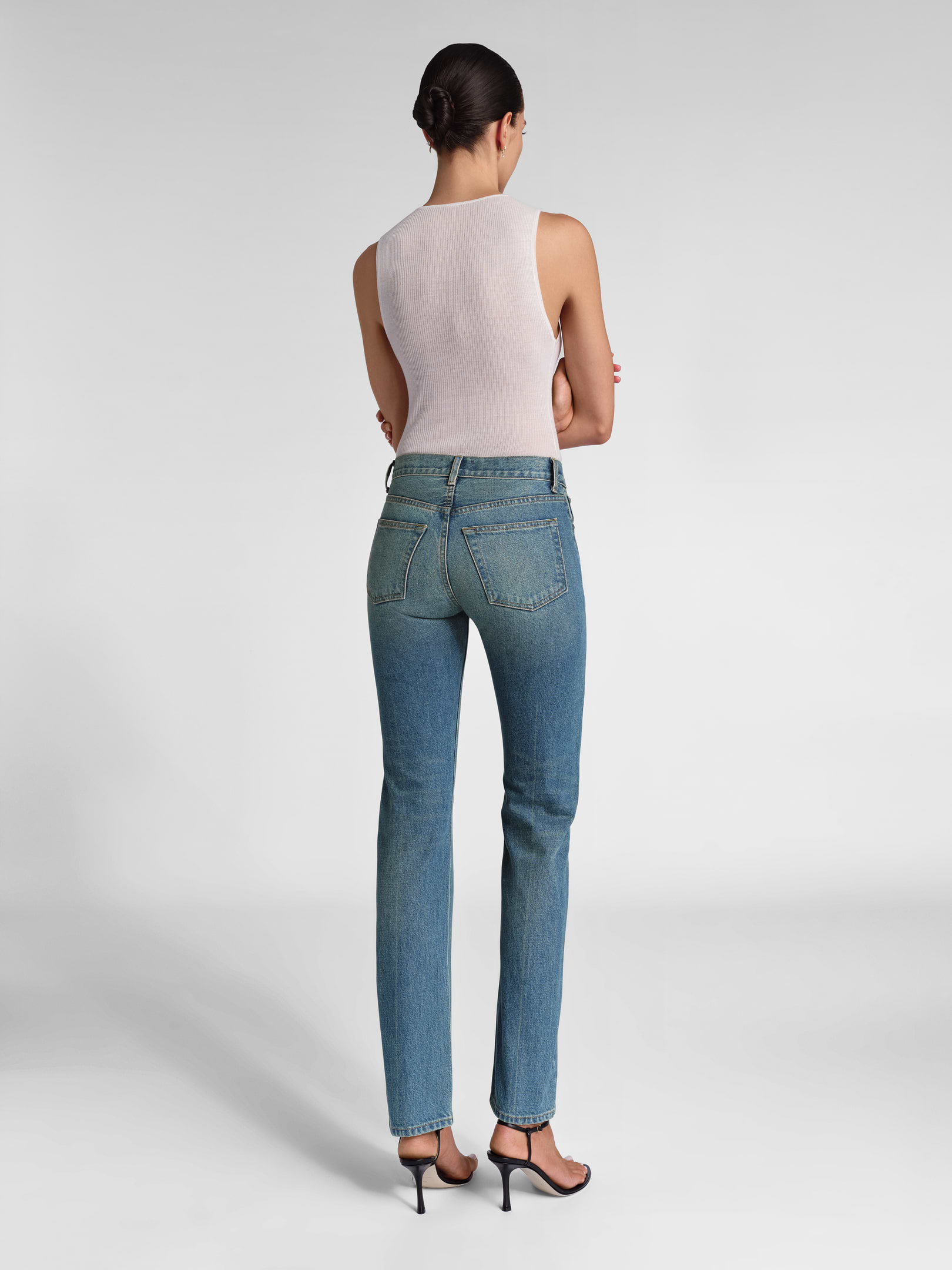 Huxley Jean in Rigid Denim