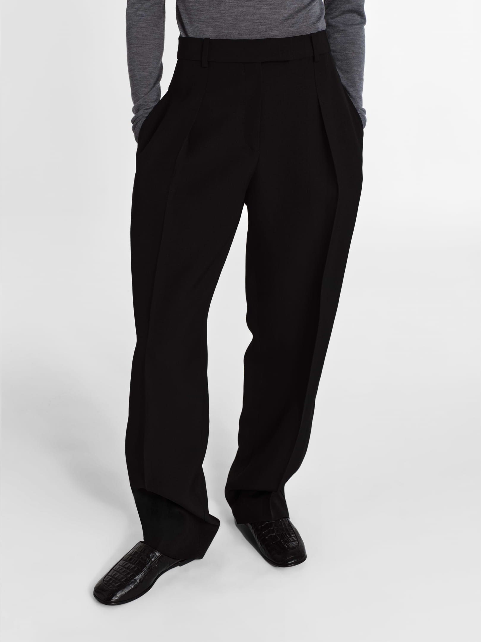 Danika Trouser in Viscose Silk