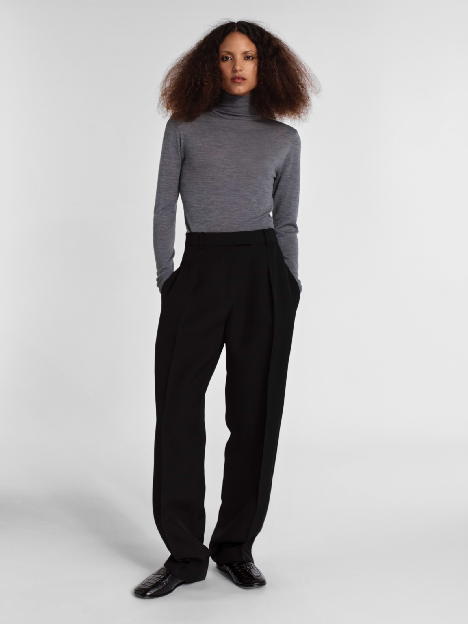 Danika Trouser in Viscose Silk