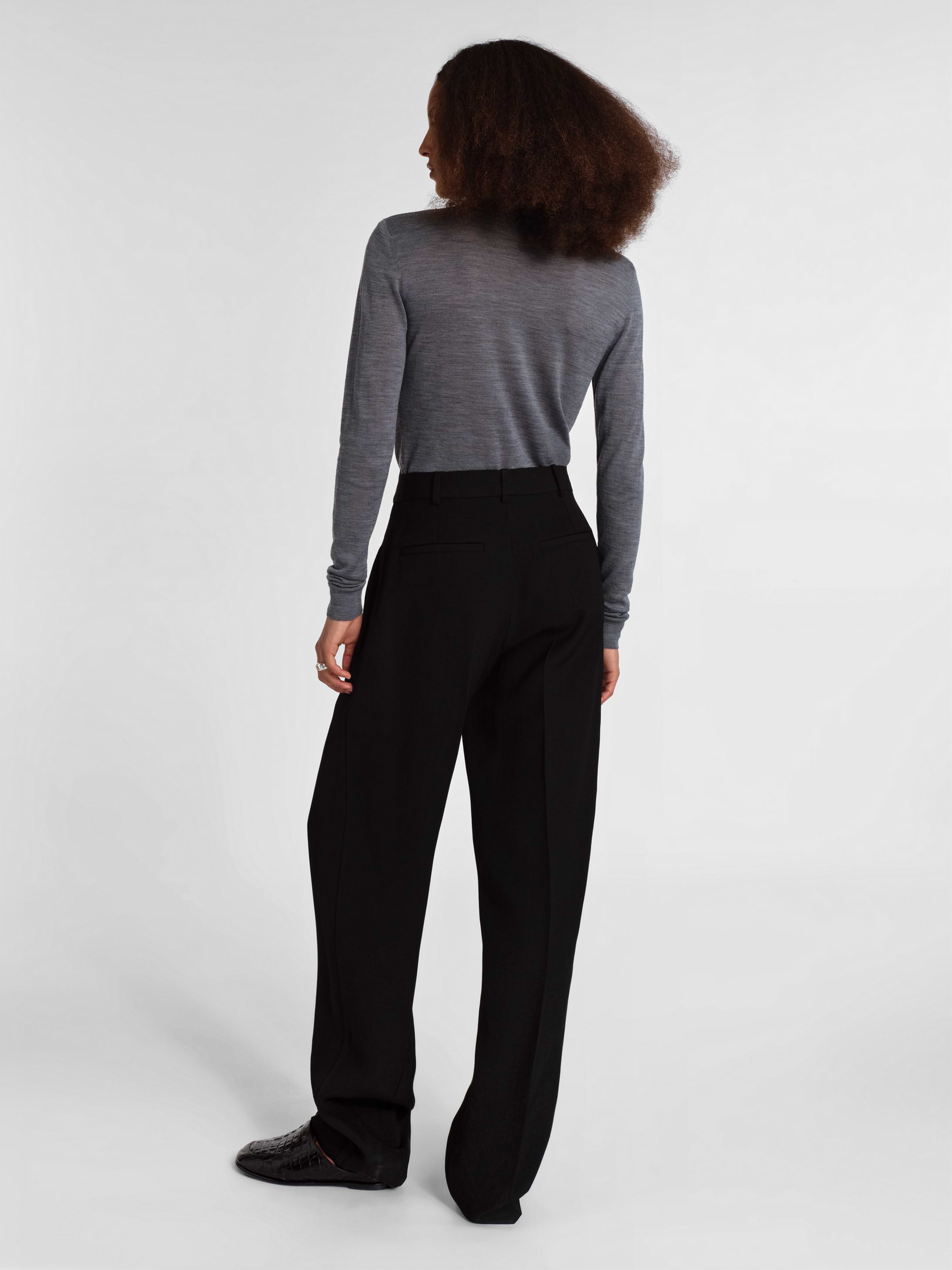 Danika Trouser in Viscose Silk