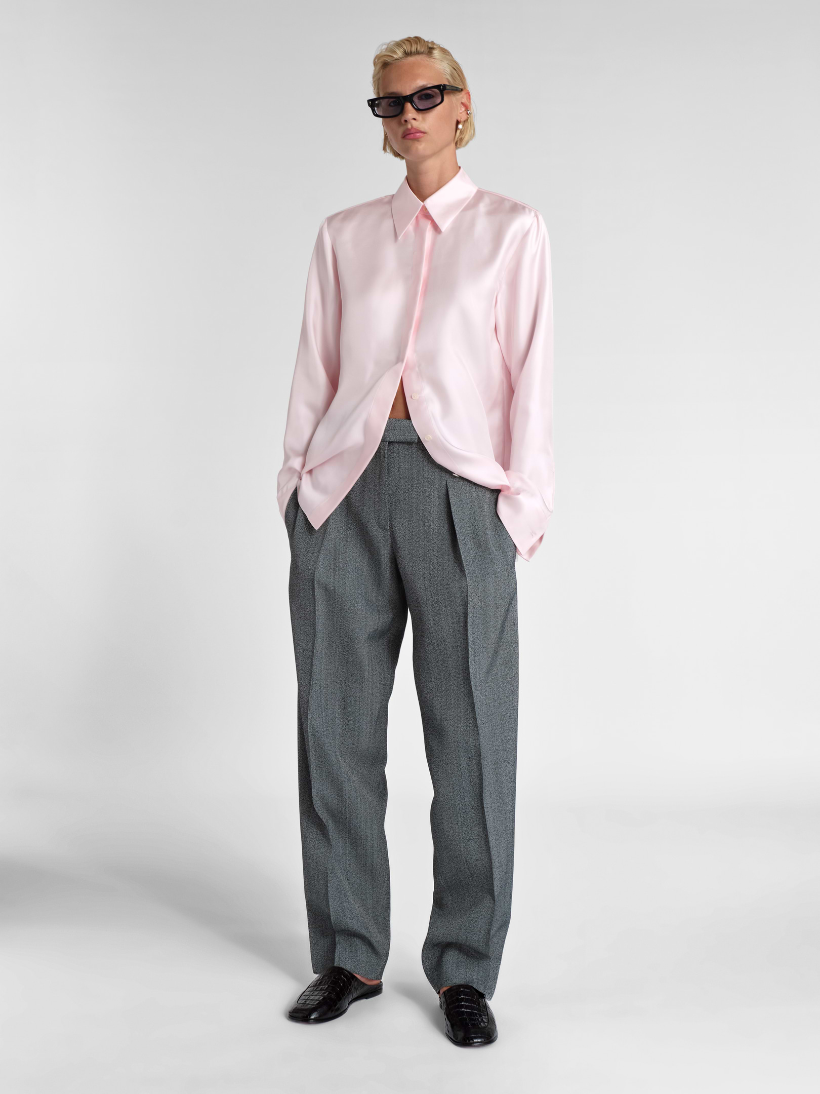 Danika Trouser in Viscose Silk