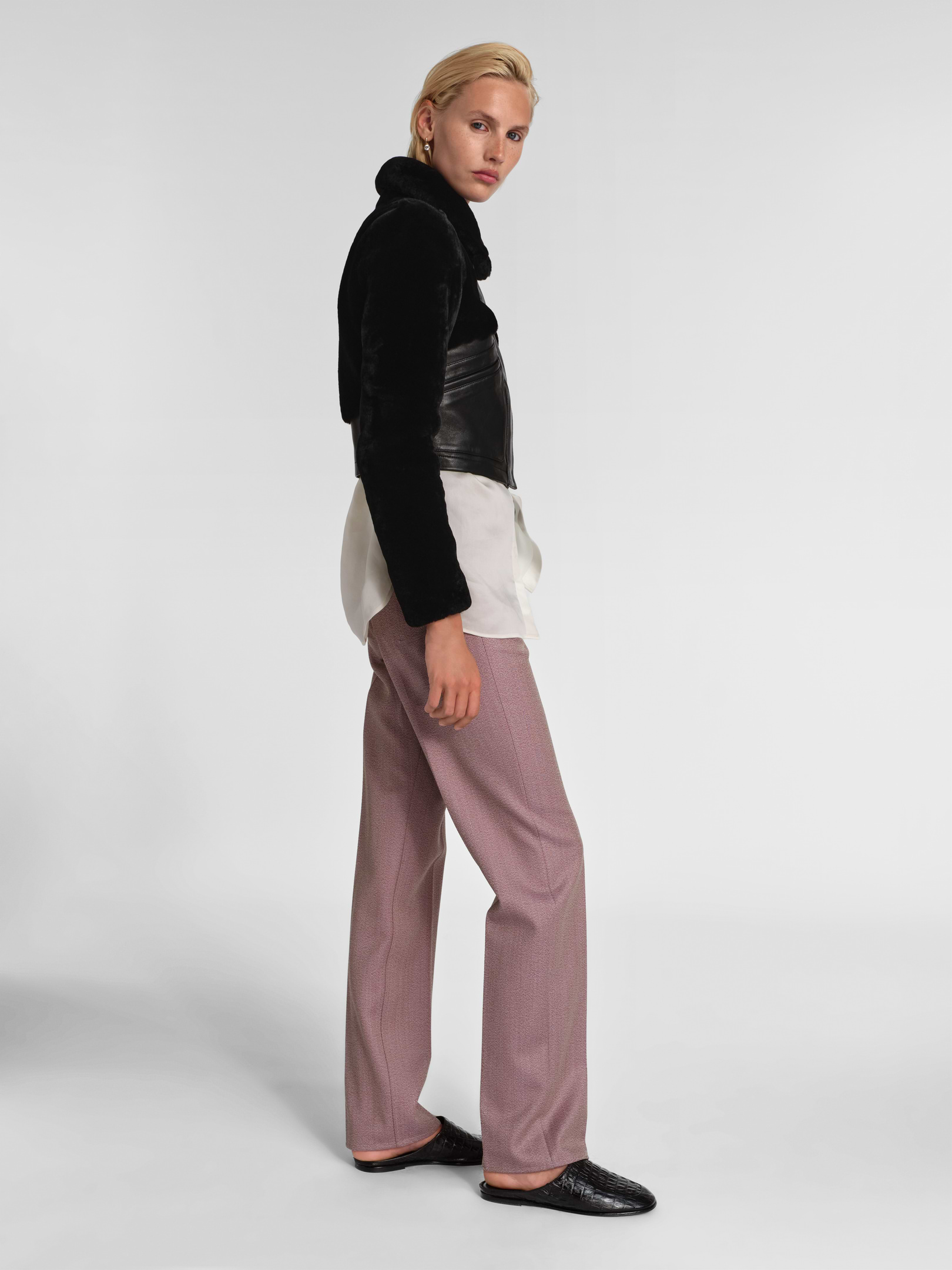 Reese Pant in Wool Viscose