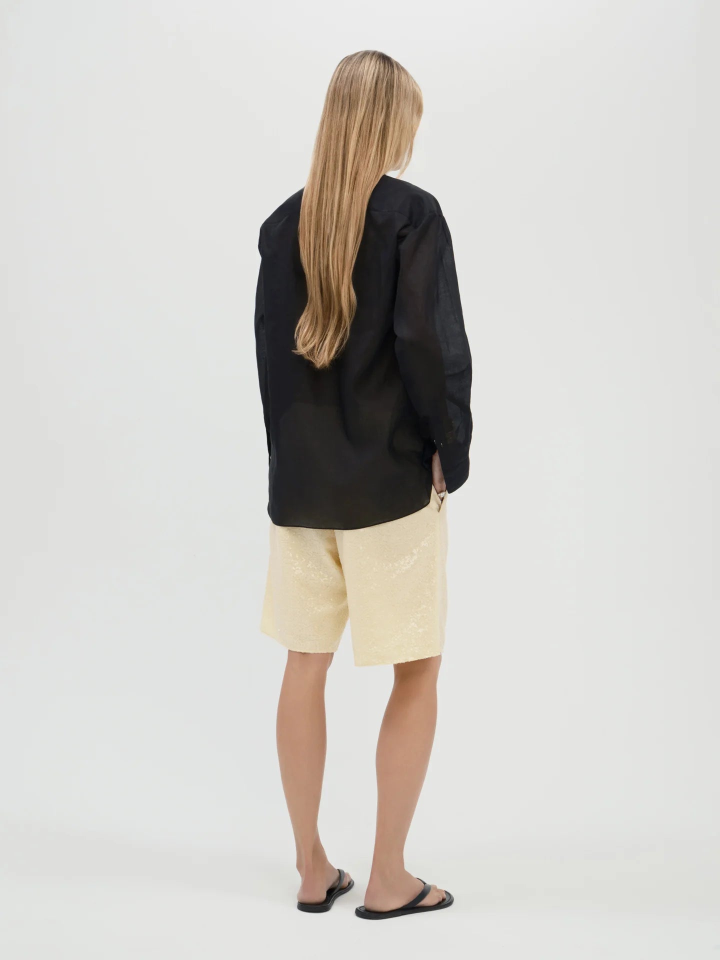Leander Short in Silk - AFLALO