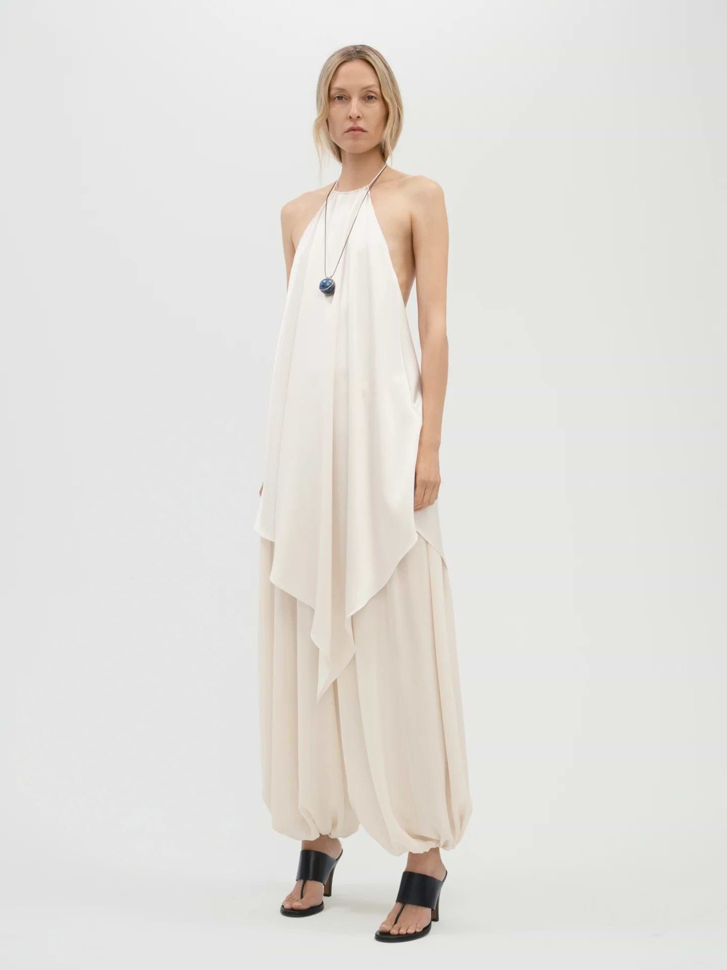 Sibem Dress in Silk - AFLALO