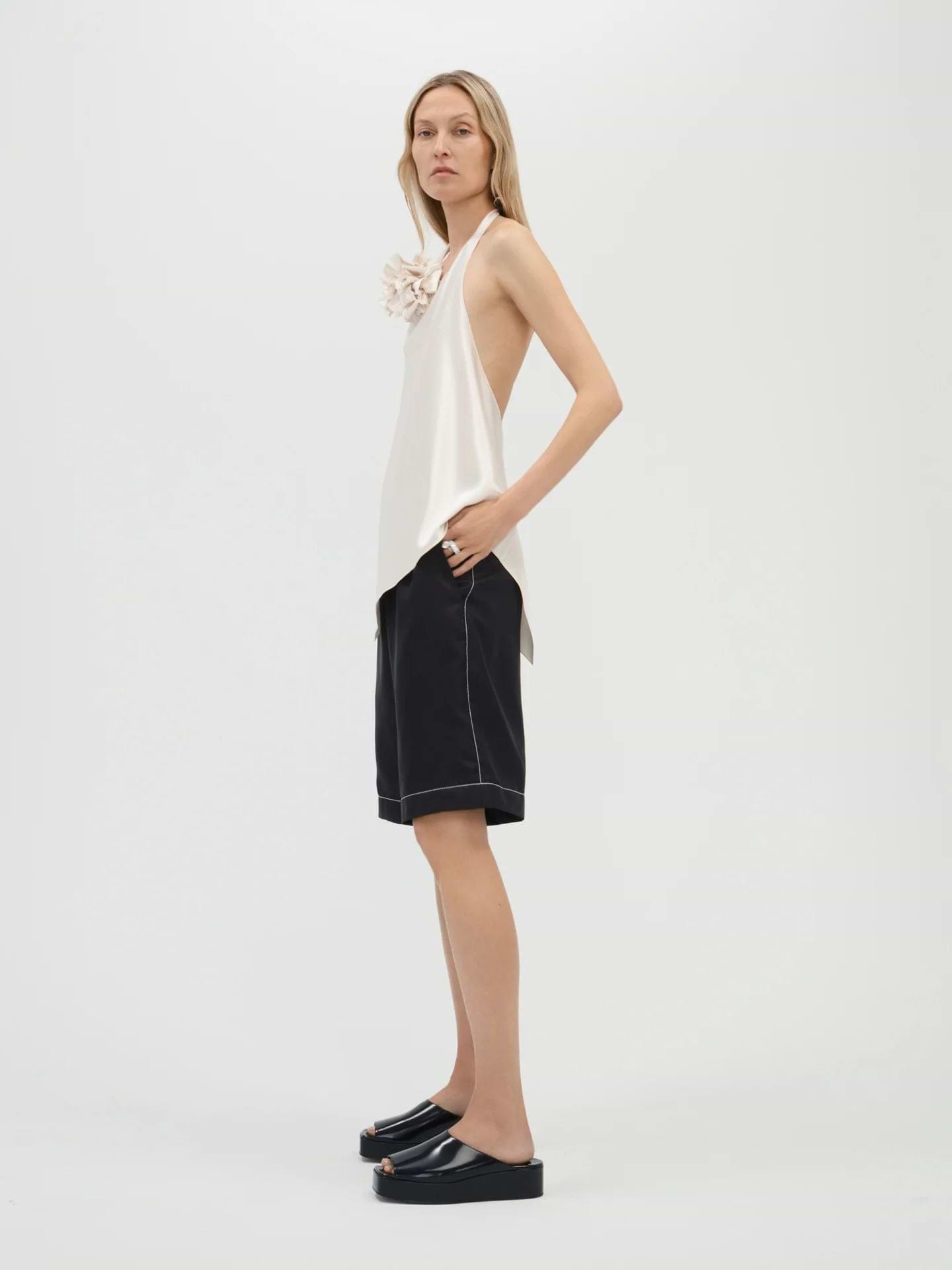 Auvira Top in Silk - AFLALO