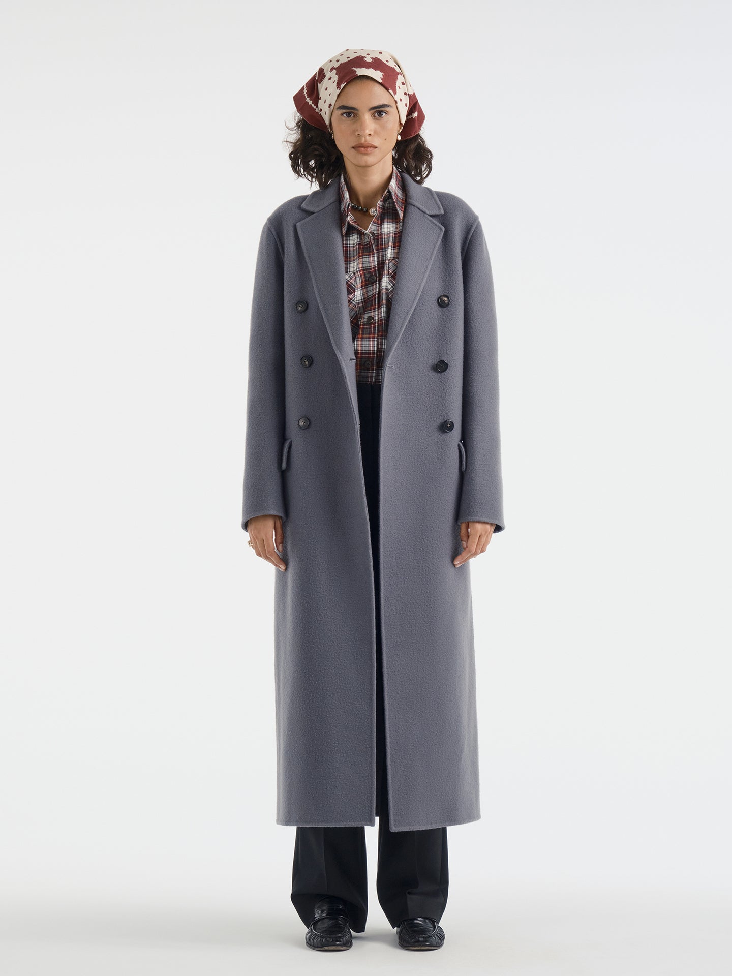 Valent Coat in Cashmere - AFLALO
