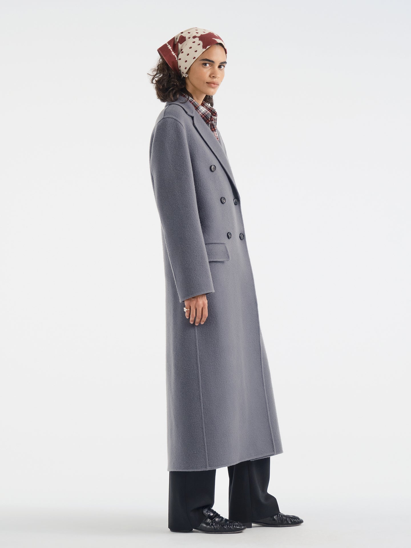 Valent Coat in Cashmere - AFLALO