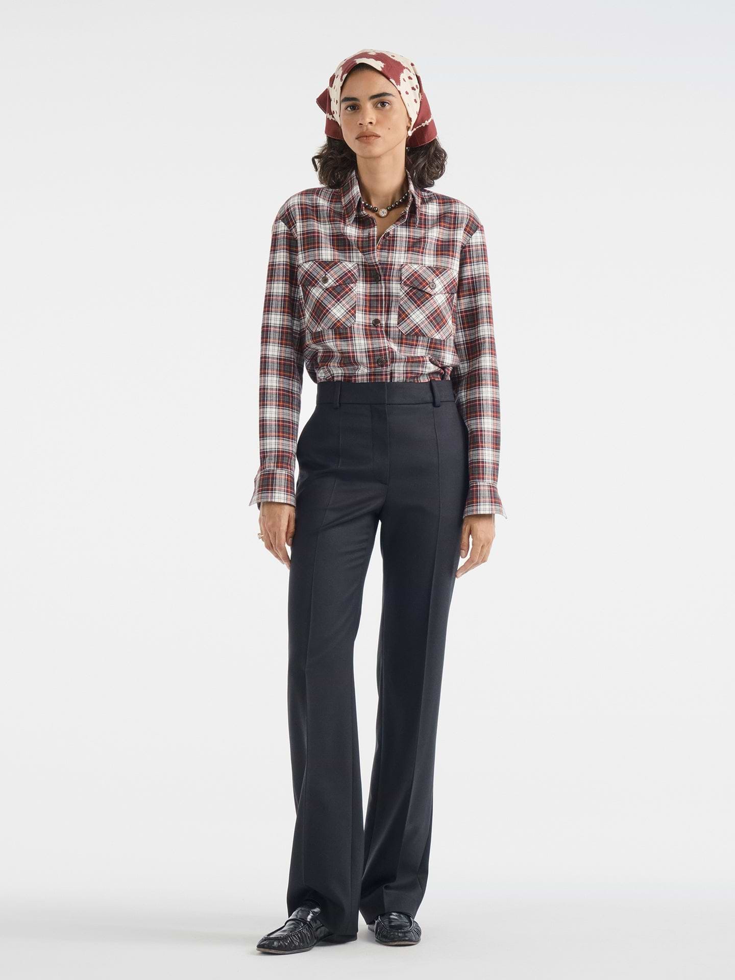 Ghai Pant in Wool - AFLALO