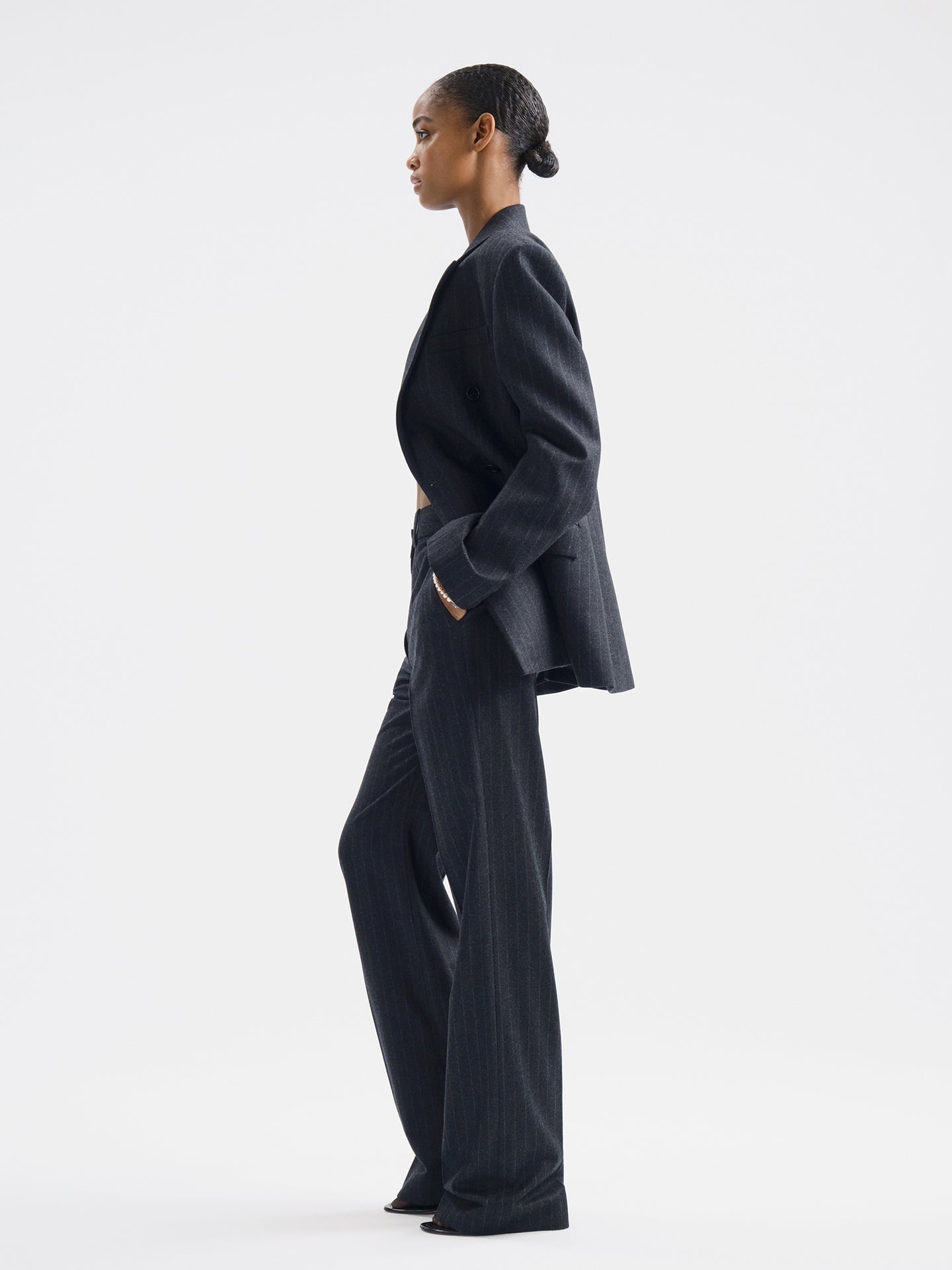 Ghai Pant in Wool Cashmere - AFLALO