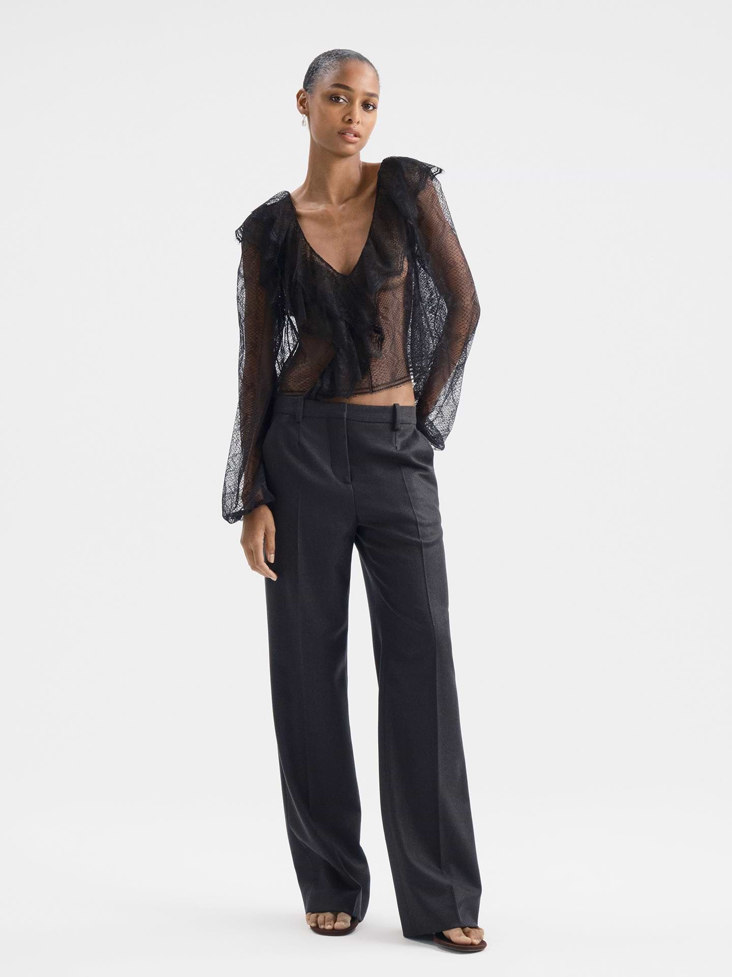 Fiorenza Top in Lace - AFLALO
