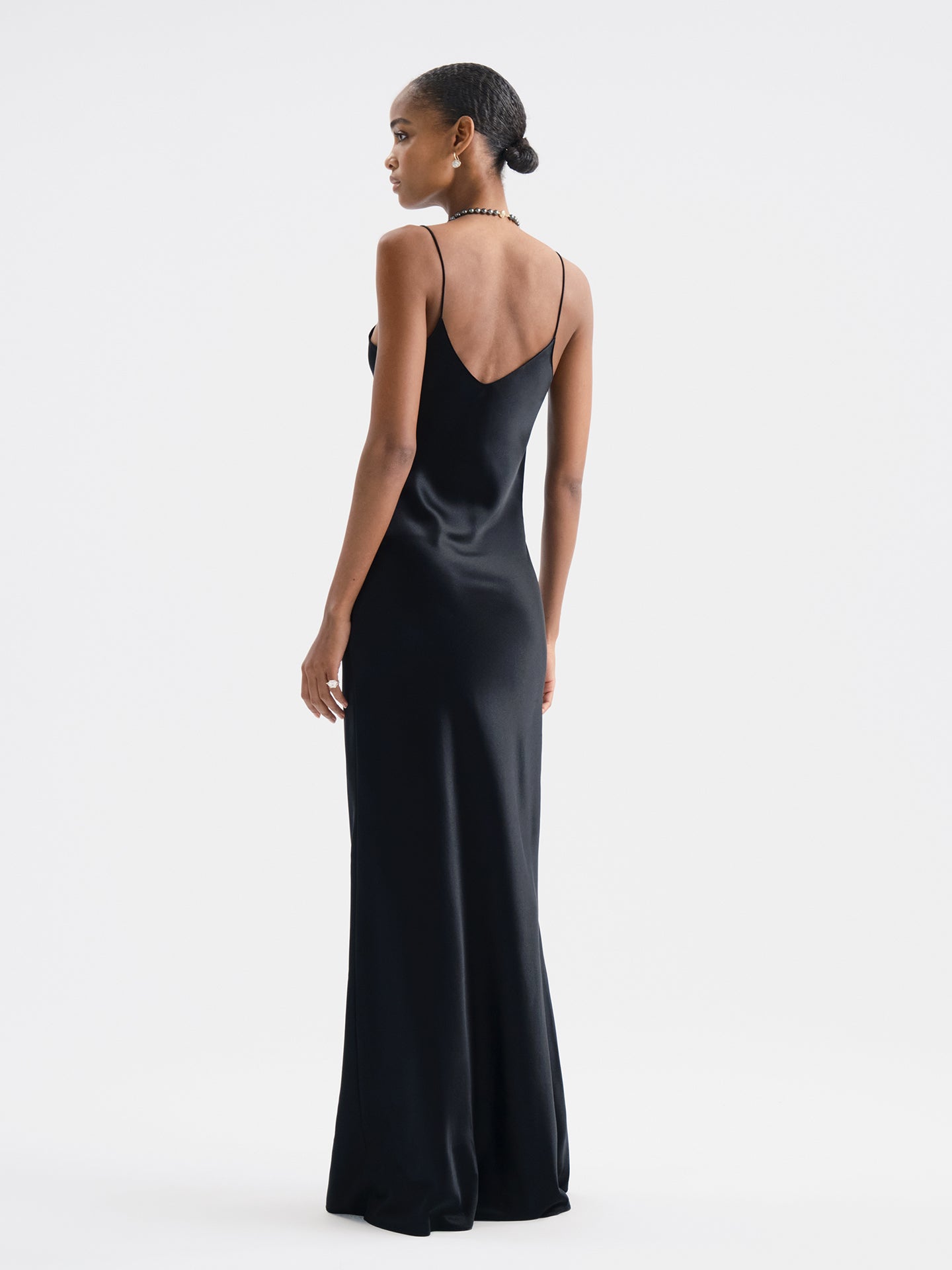 Amaris Dress in Silk - AFLALO