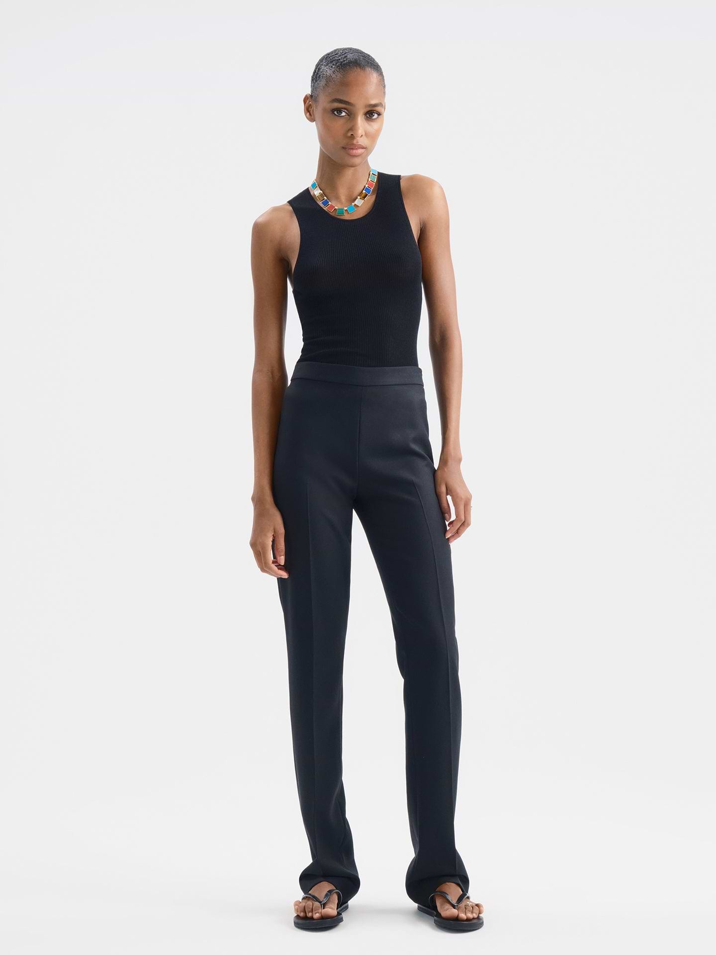 Cira Tank in Wool - AFLALO