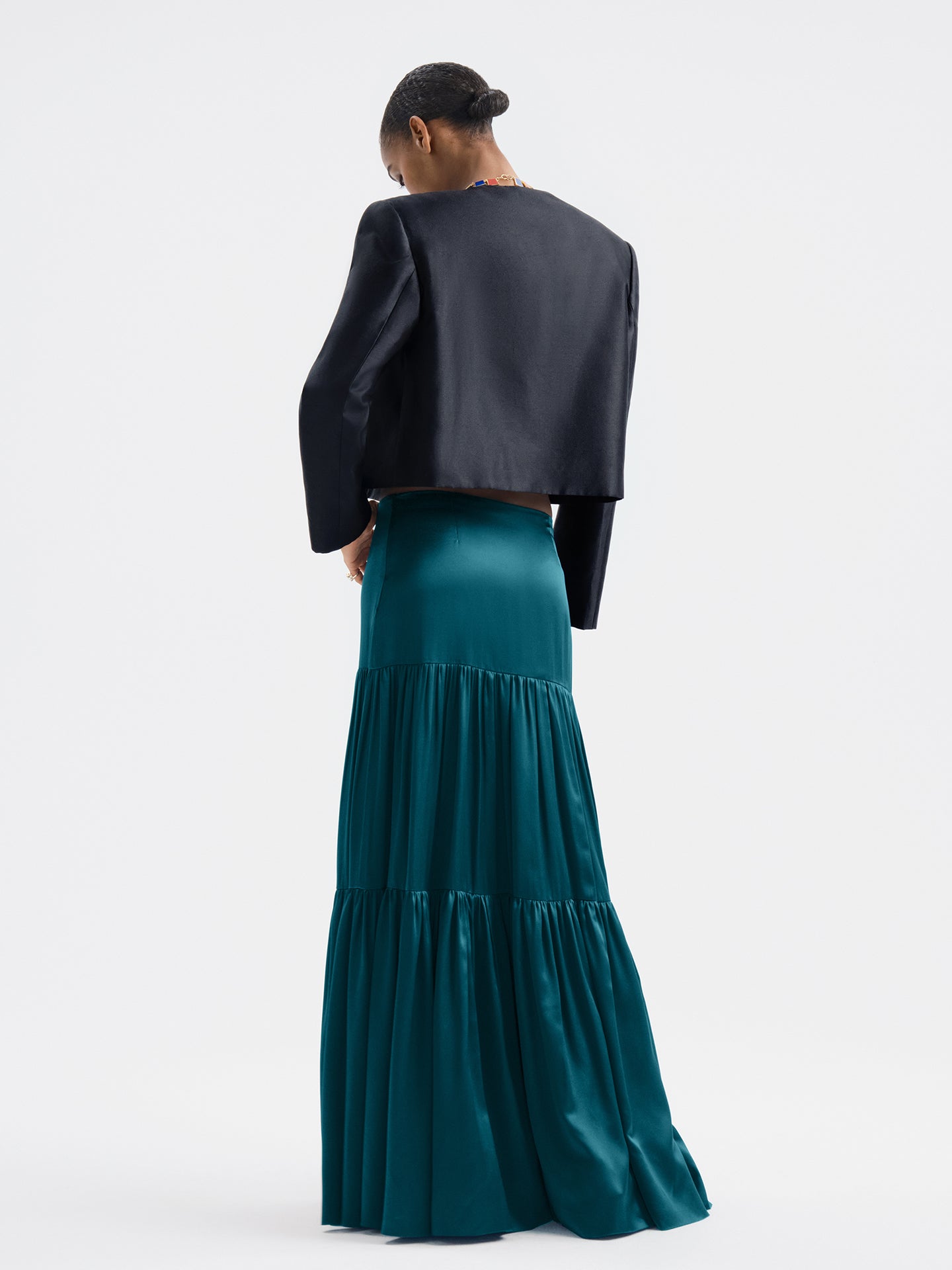 Isolde Skirt in Silk - AFLALO