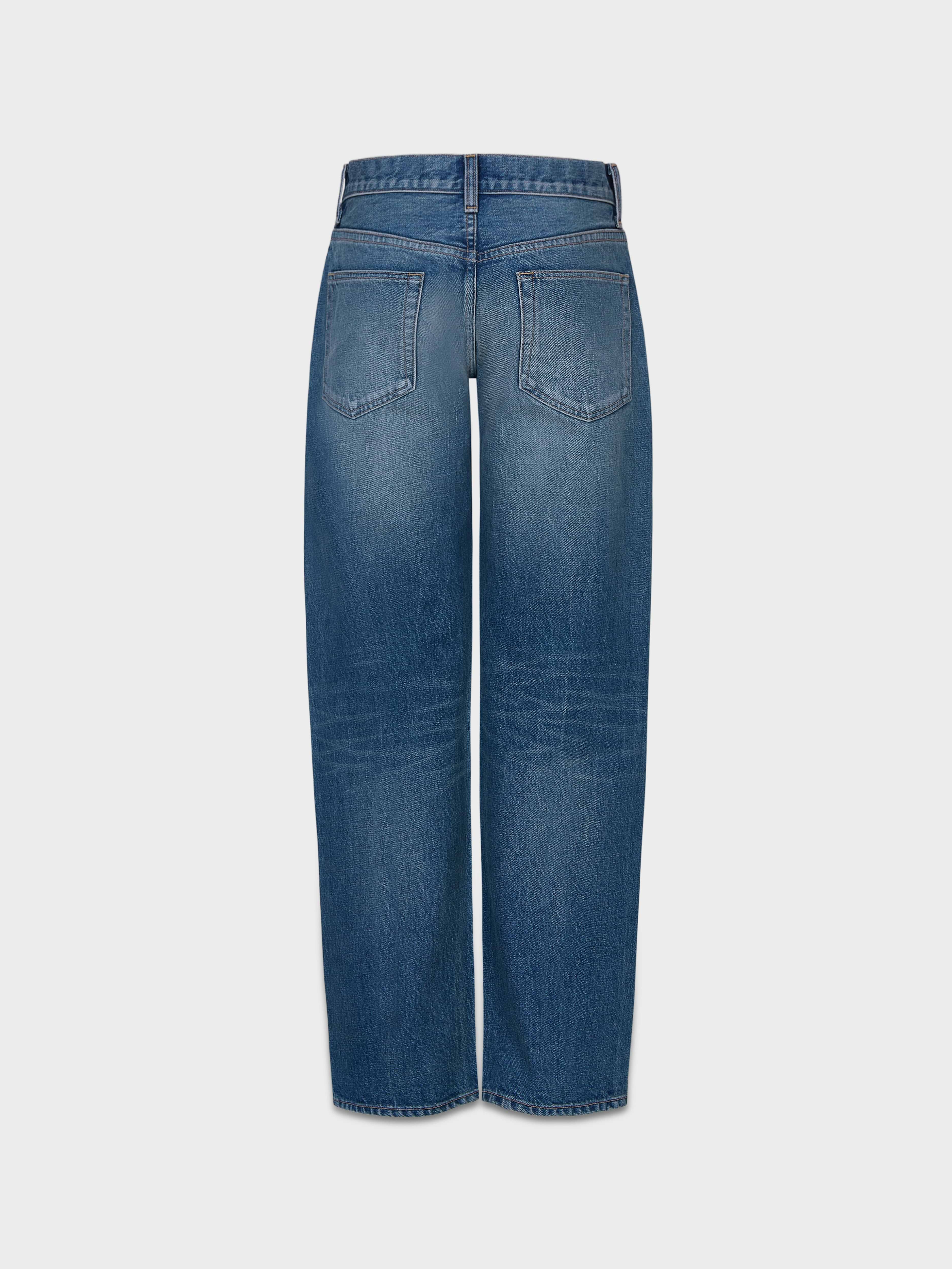 AFLALO Verne Jean – Western Haze Rigid Denim - Ghost Back