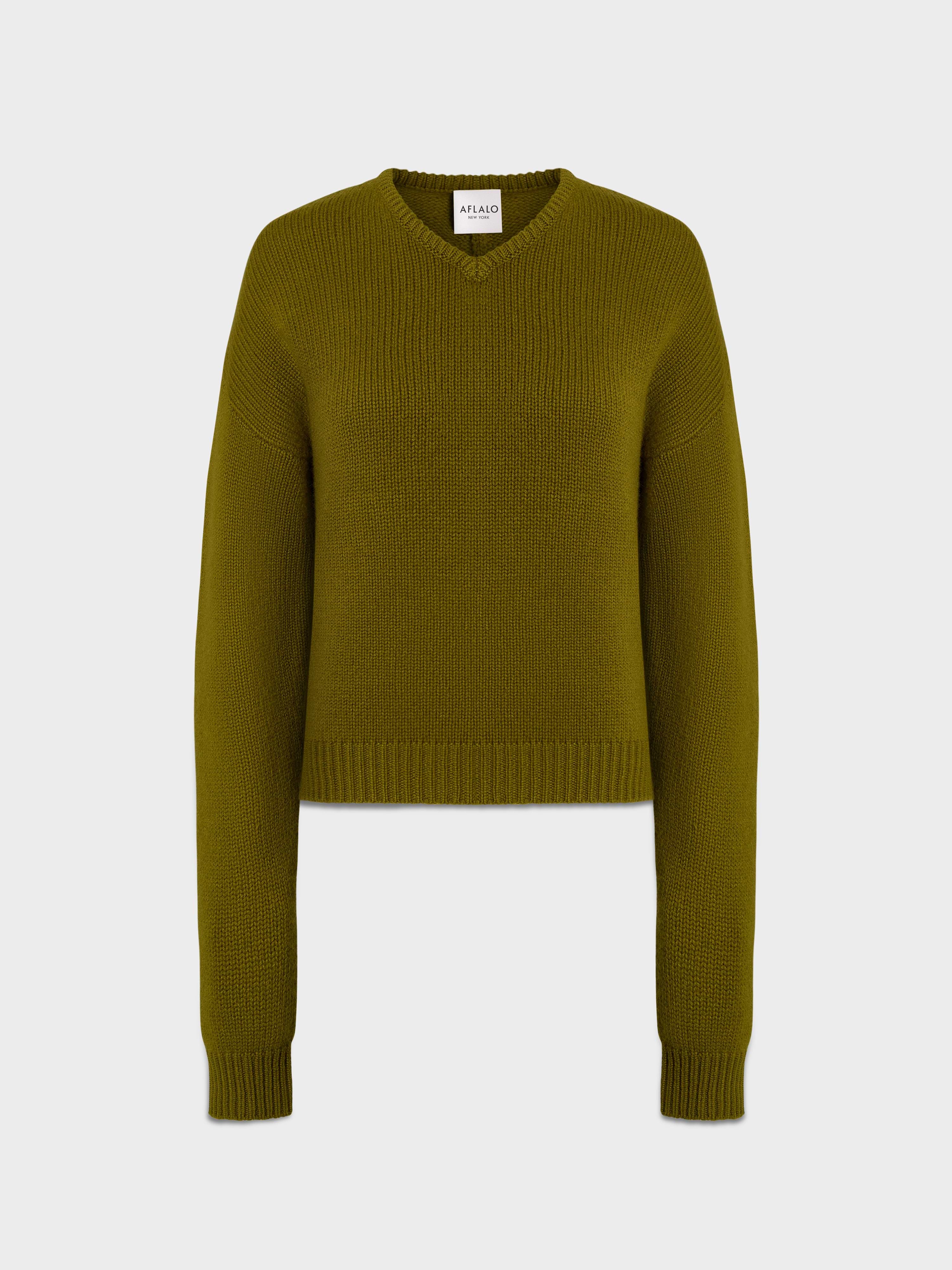 AFLALO Oraya Sweater in Cashmere – Verdune - Ghost Front