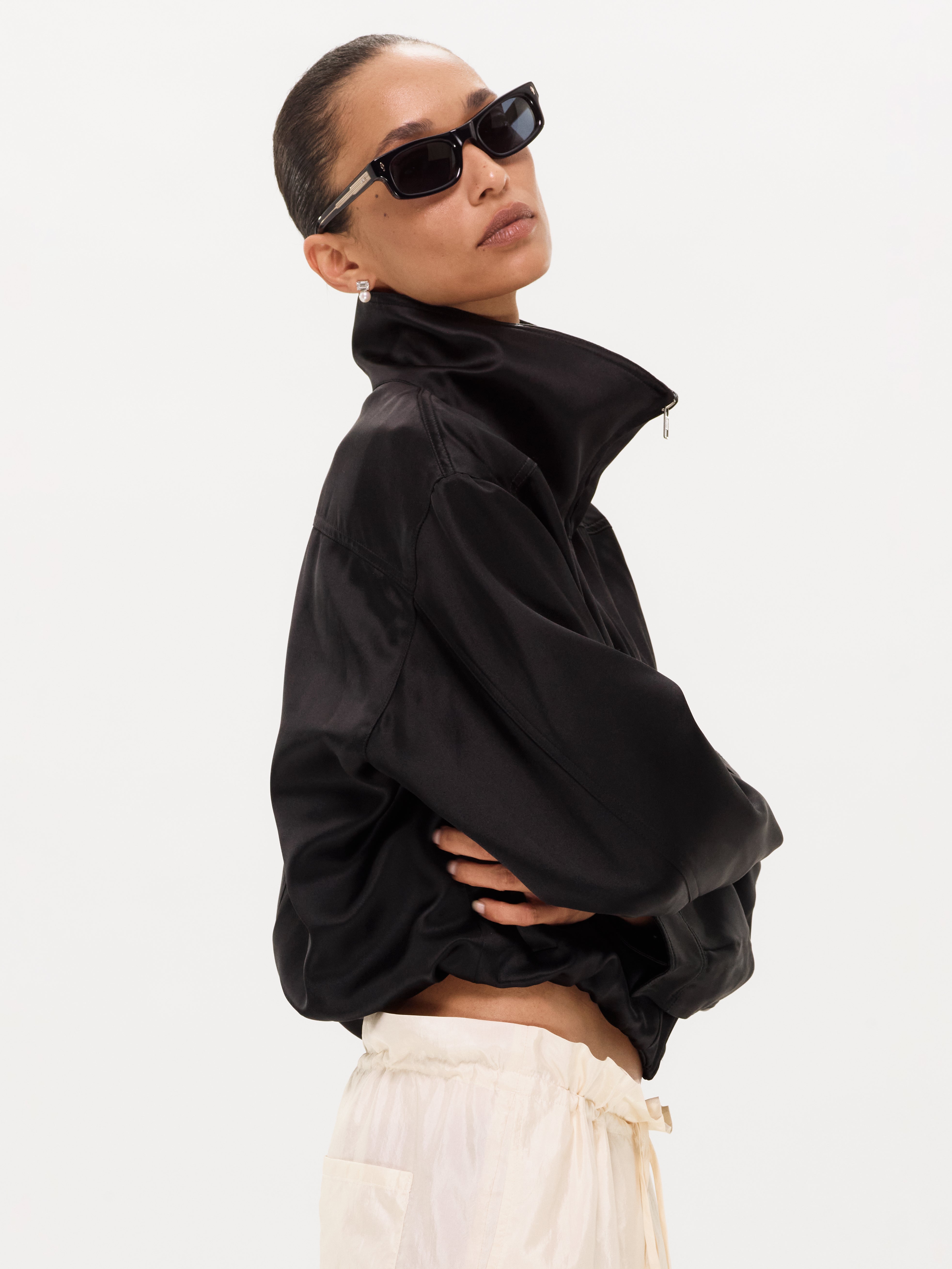 Audra Jacket in Viscose Silk