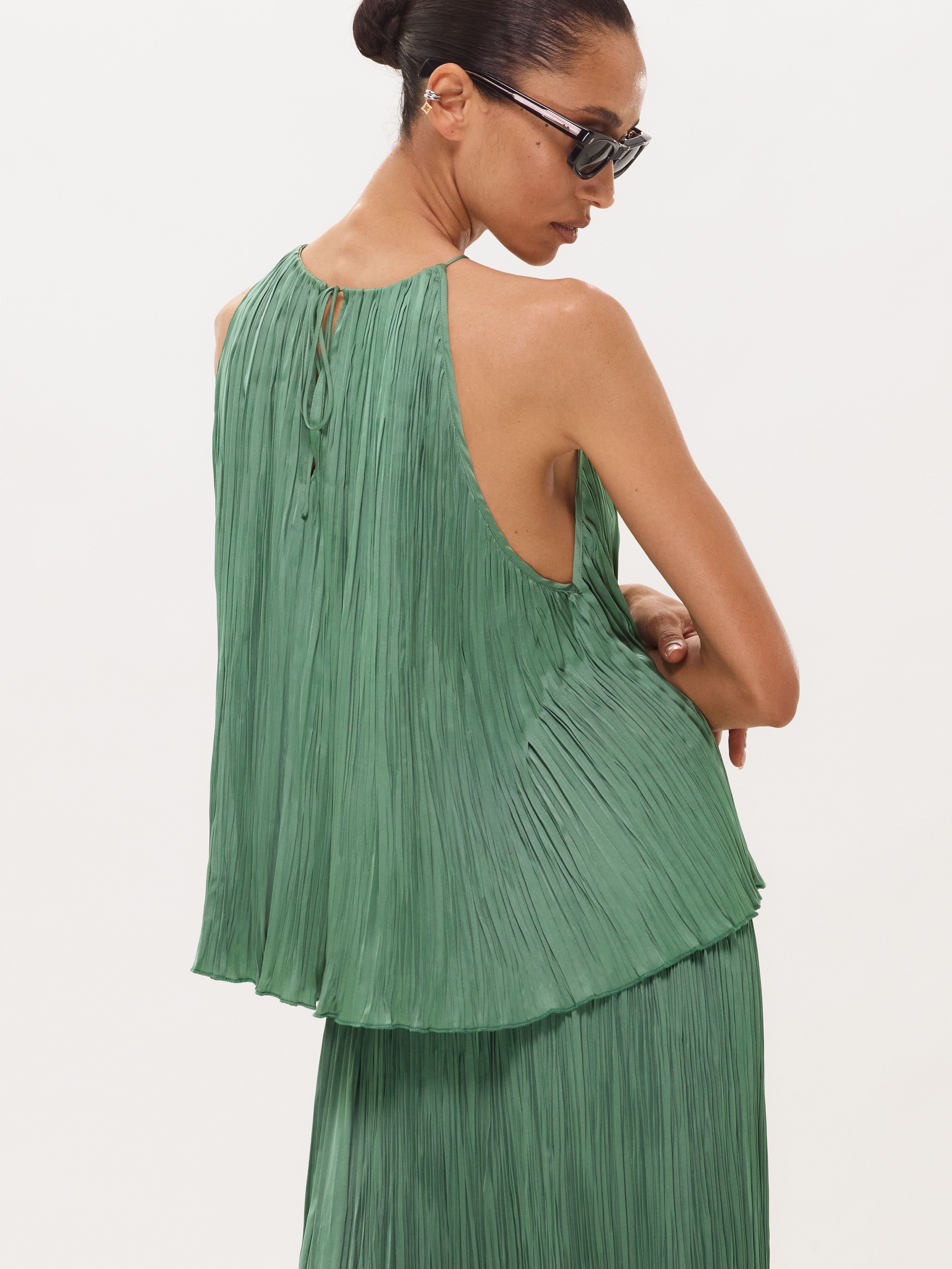 Tibet Top in Plissé