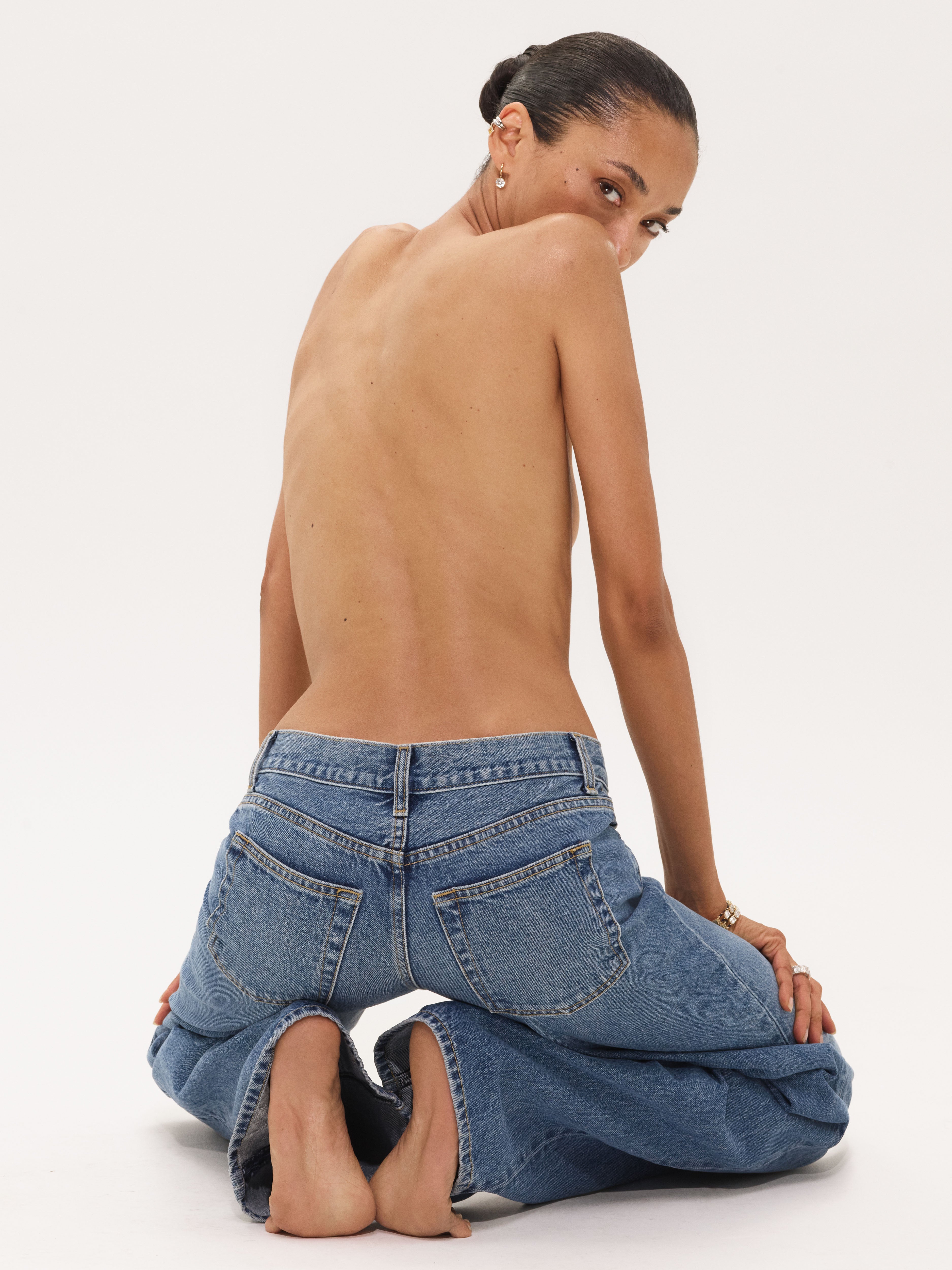 Rhys Jean in Rigid Denim