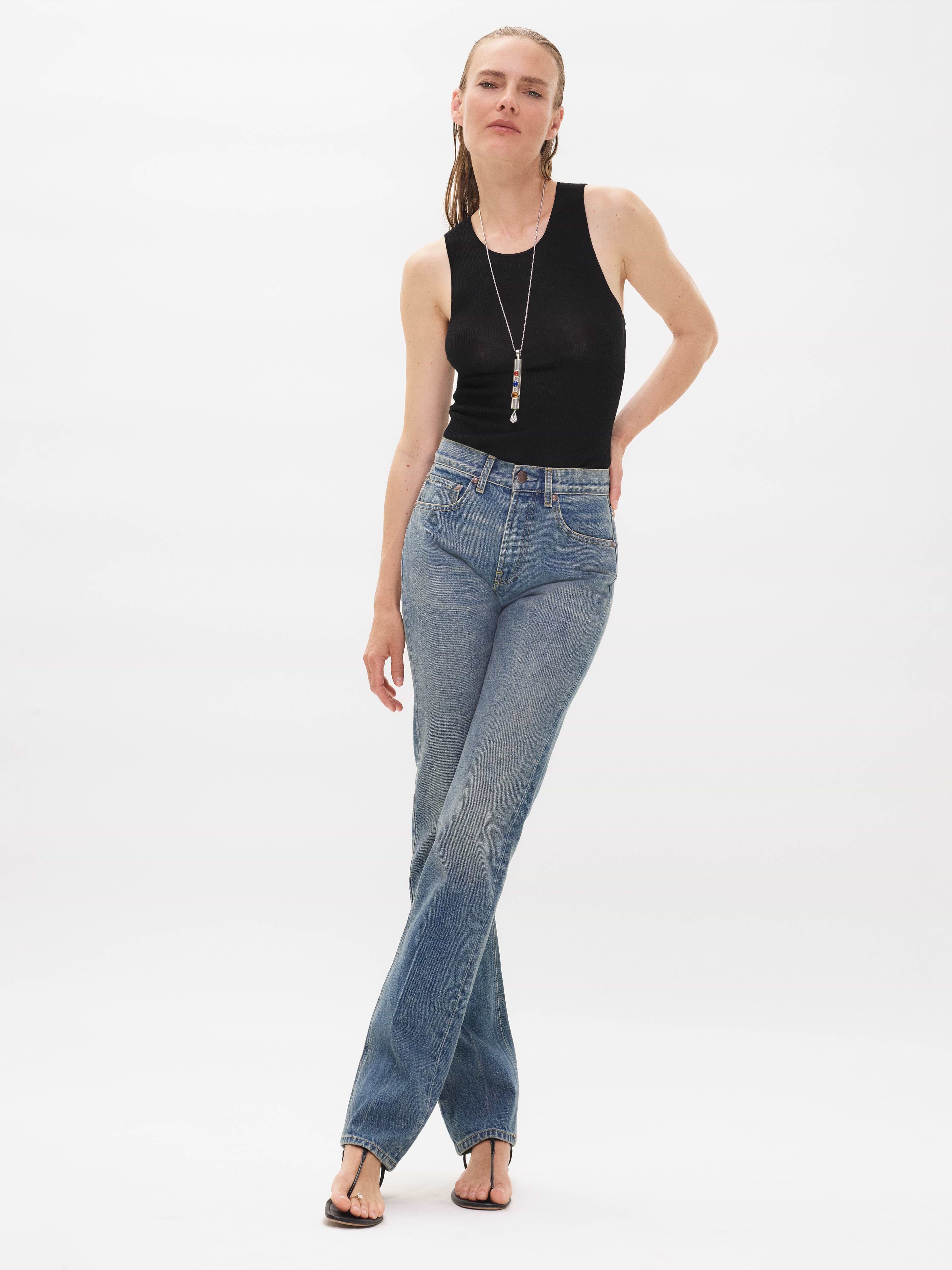 Huxley Jean in Rigid Denim