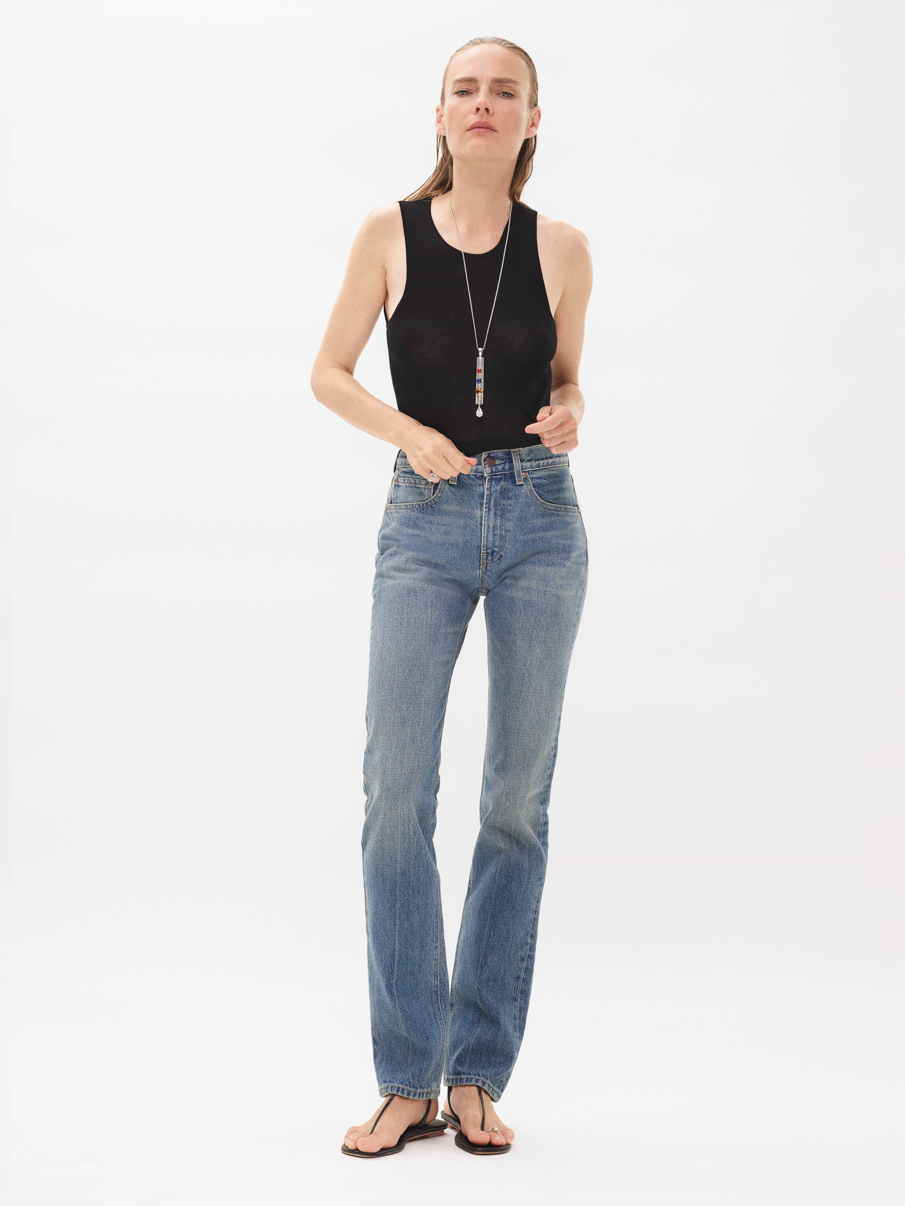 Huxley Jean in Rigid Denim