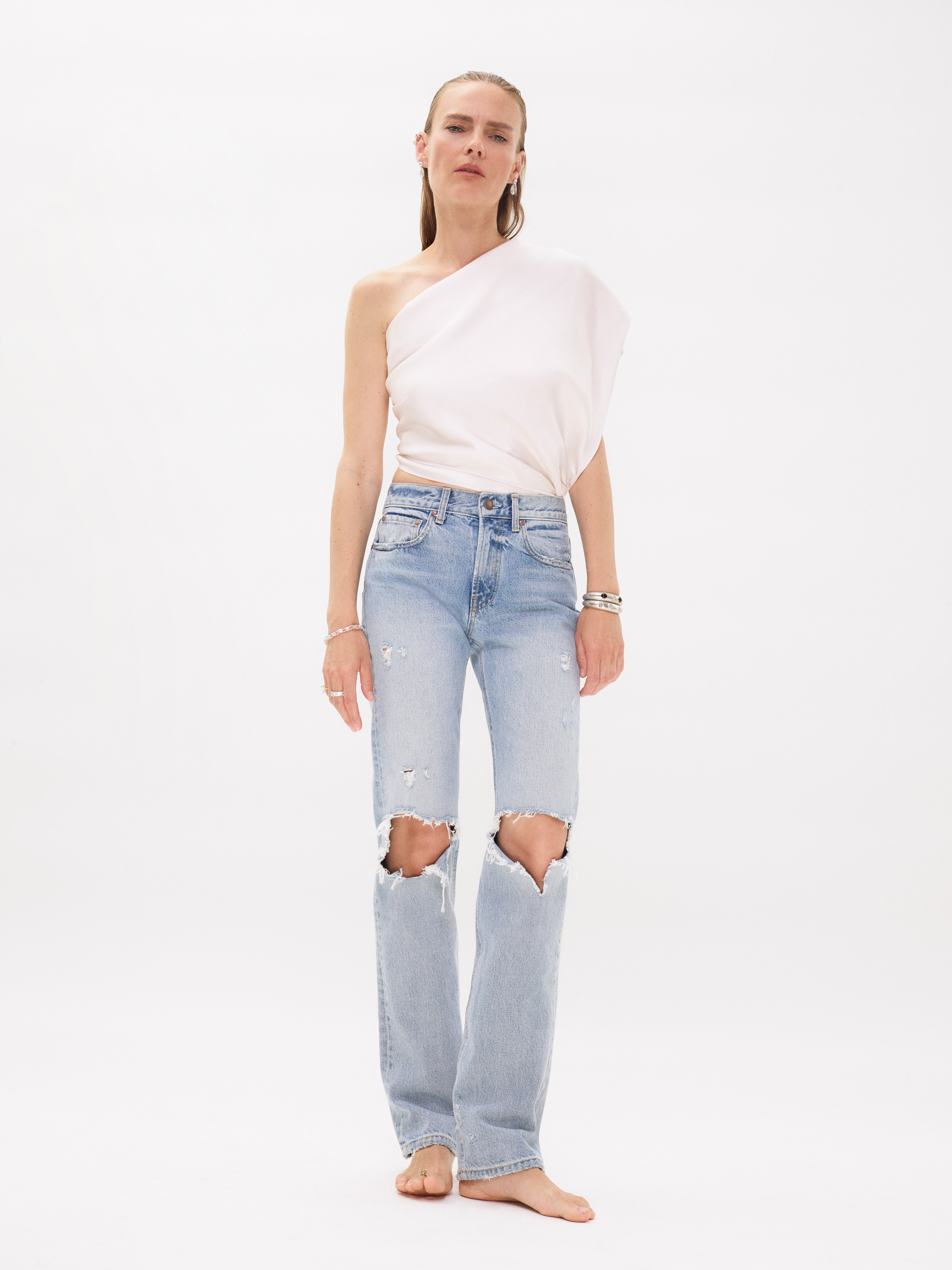 Huxley Jean in Rigid Denim