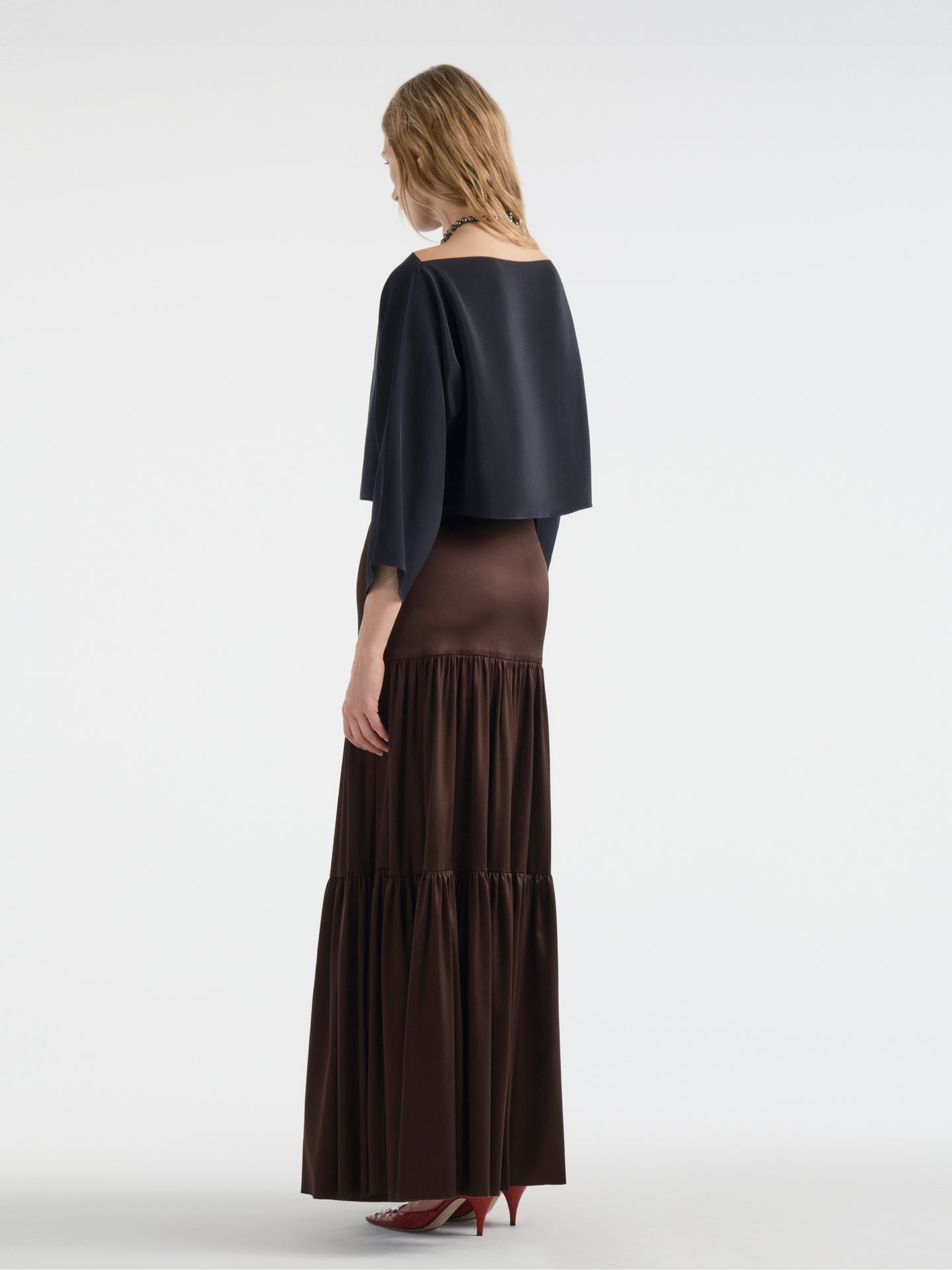 Isolde Skirt in Silk - AFLALO