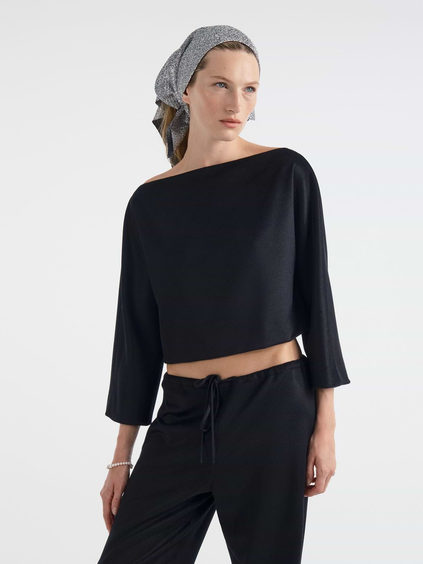 Chandrey Pant in Cashmere Chinchilla - AFLALO