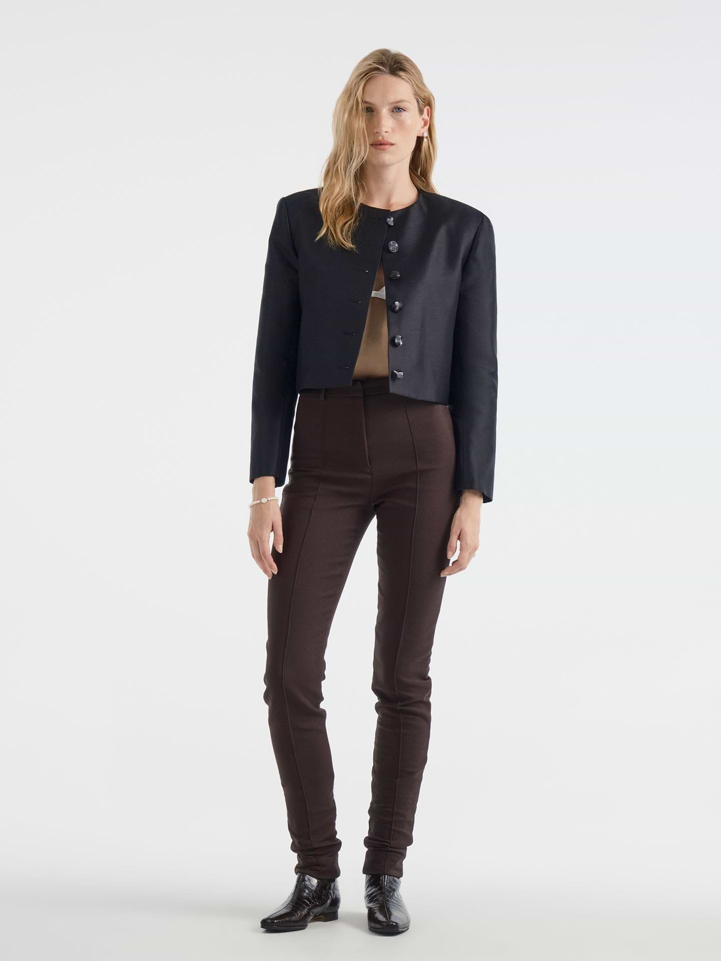 Bastion Jacket in Wool Silk - AFLALO