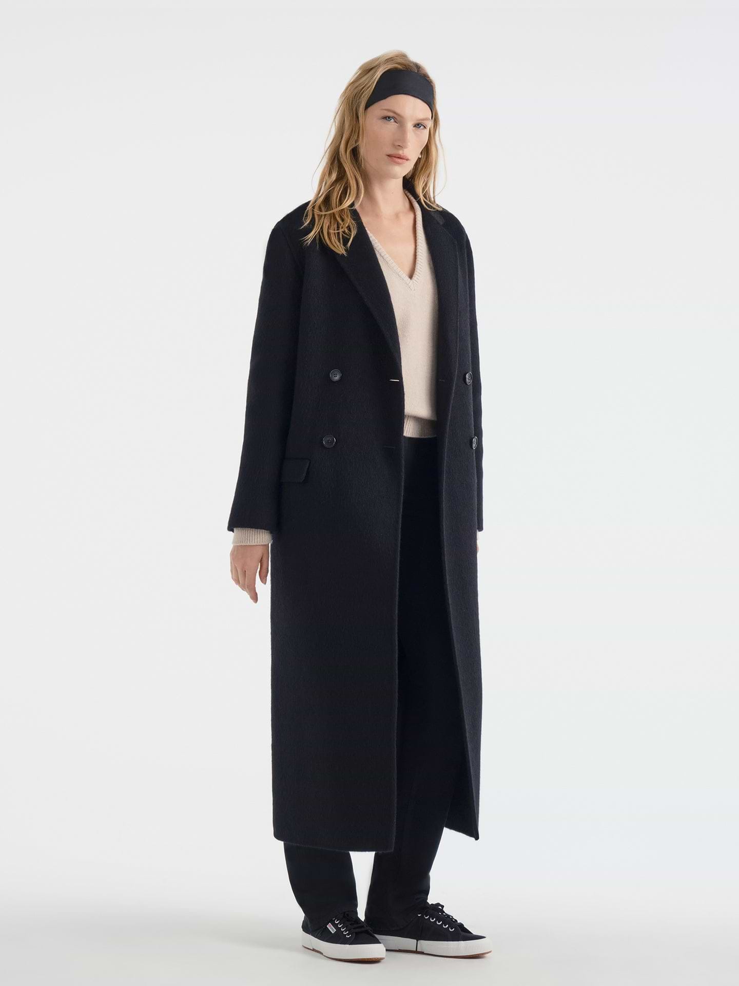 Velmira Coat in Wool Alpaca - AFLALO