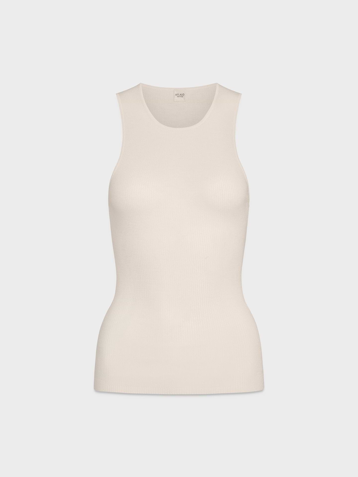 Cira Tank in Wool - AFLALO