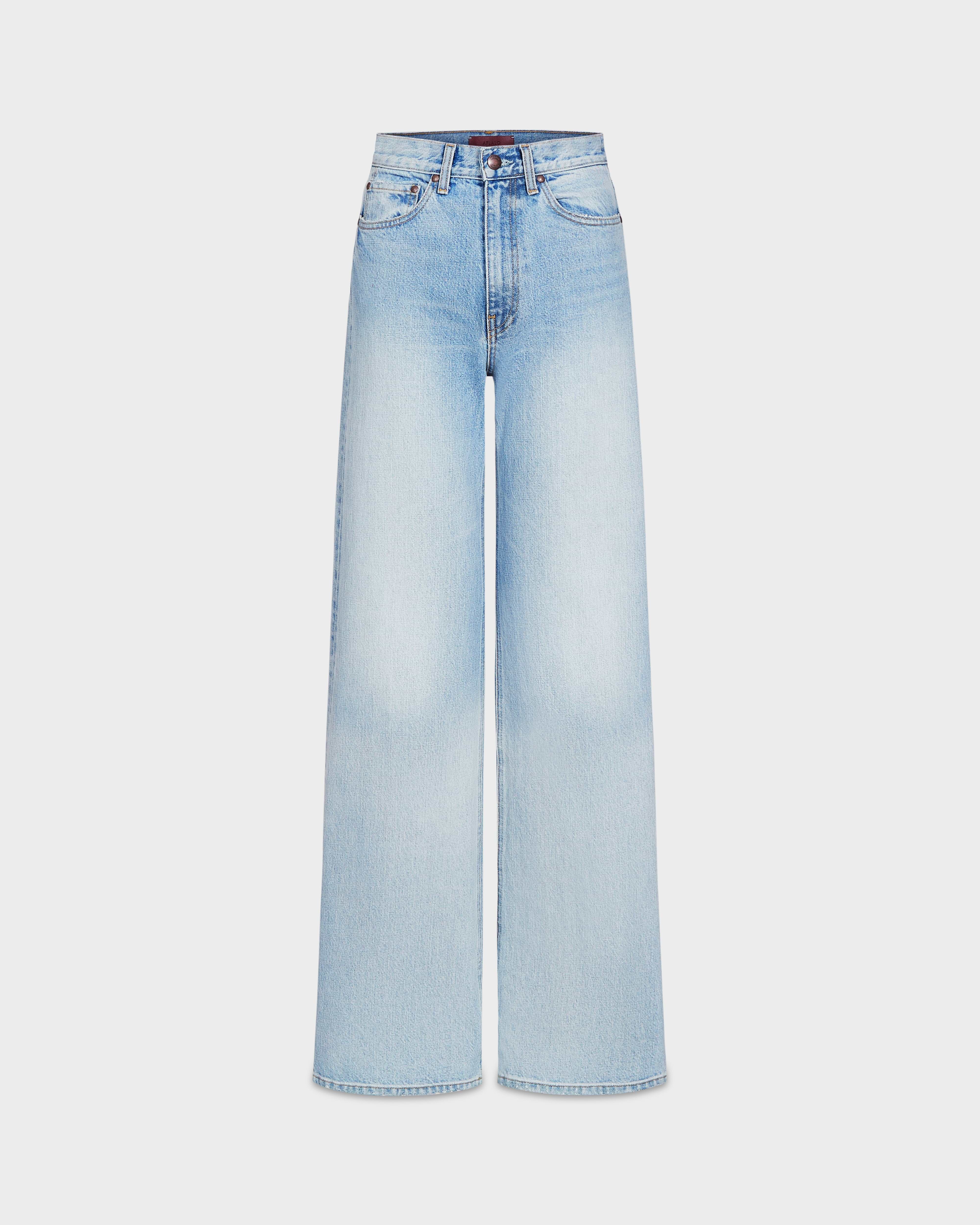 AFLALO Hardy Jean in Rigid Denim – Salt Air - Ghost Front