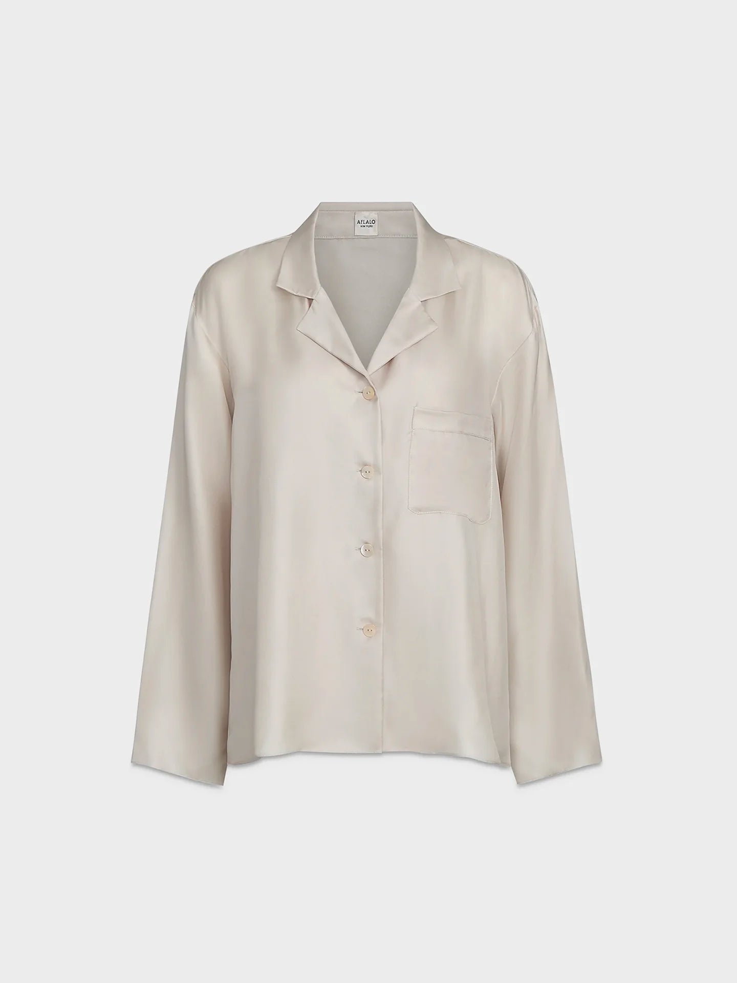 Lyra Shirt in Silk - AFLALO