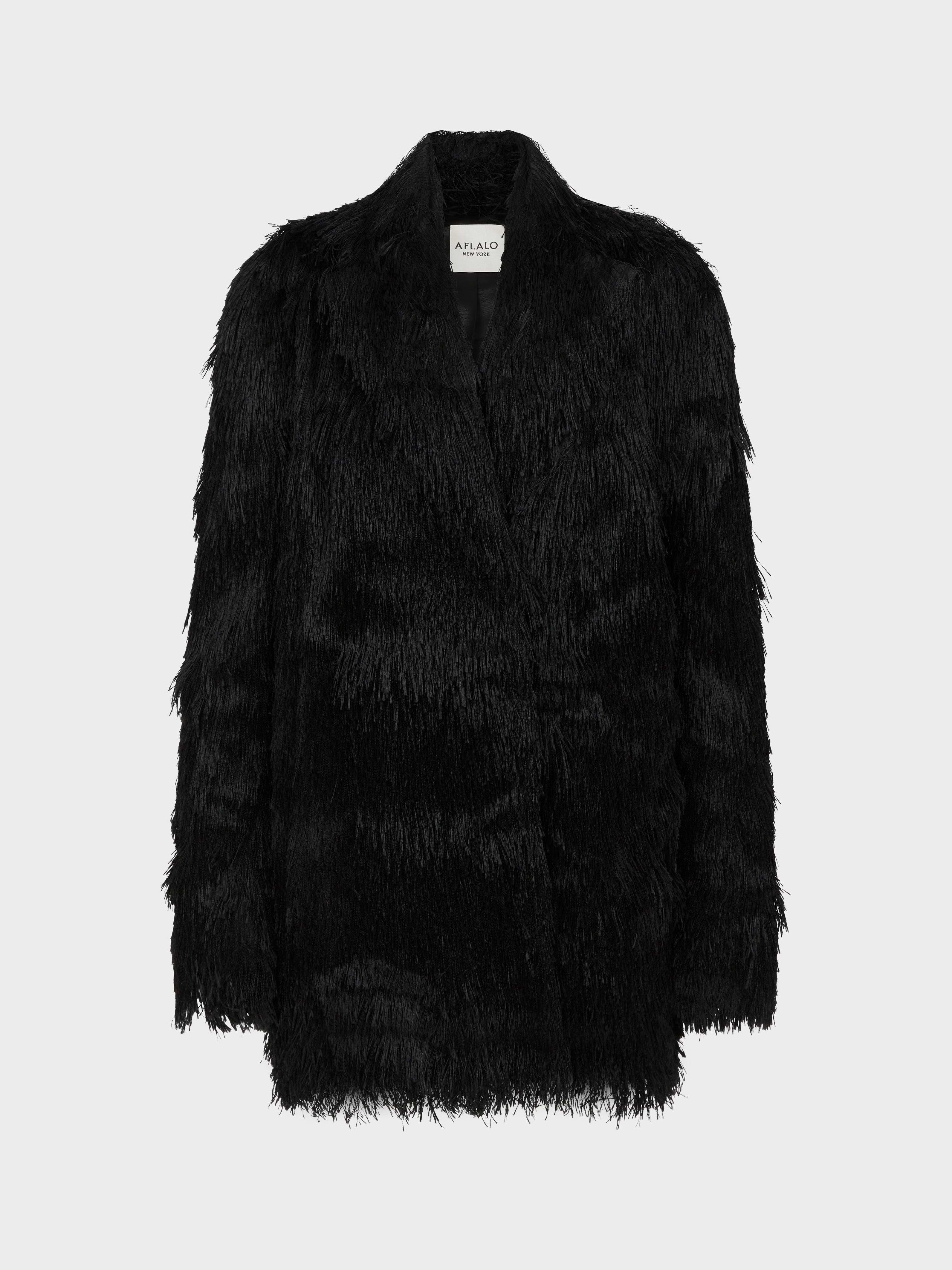 Ravel Coat in Fringe