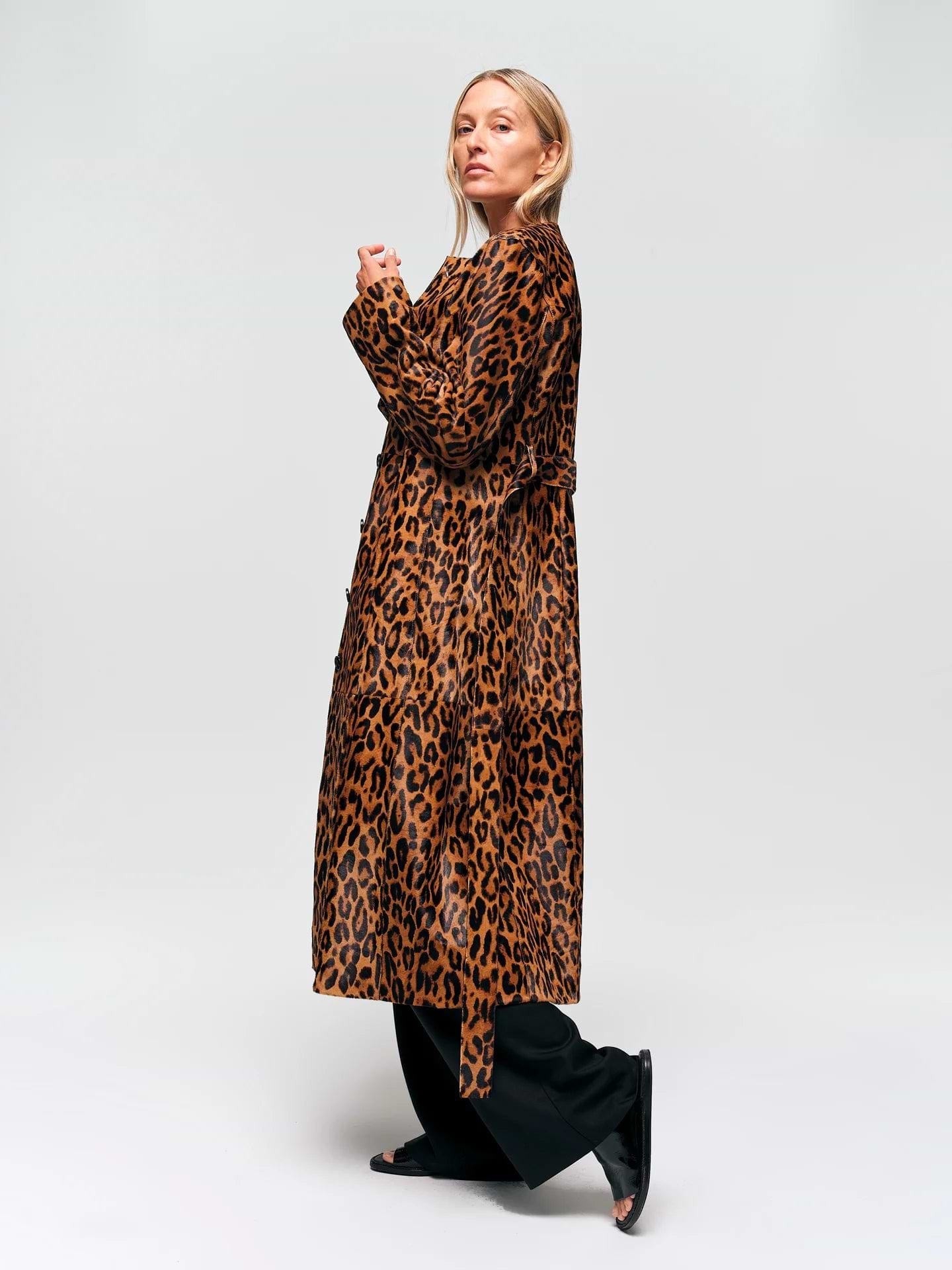 Affine Coat in Ponyhair - AFLALO