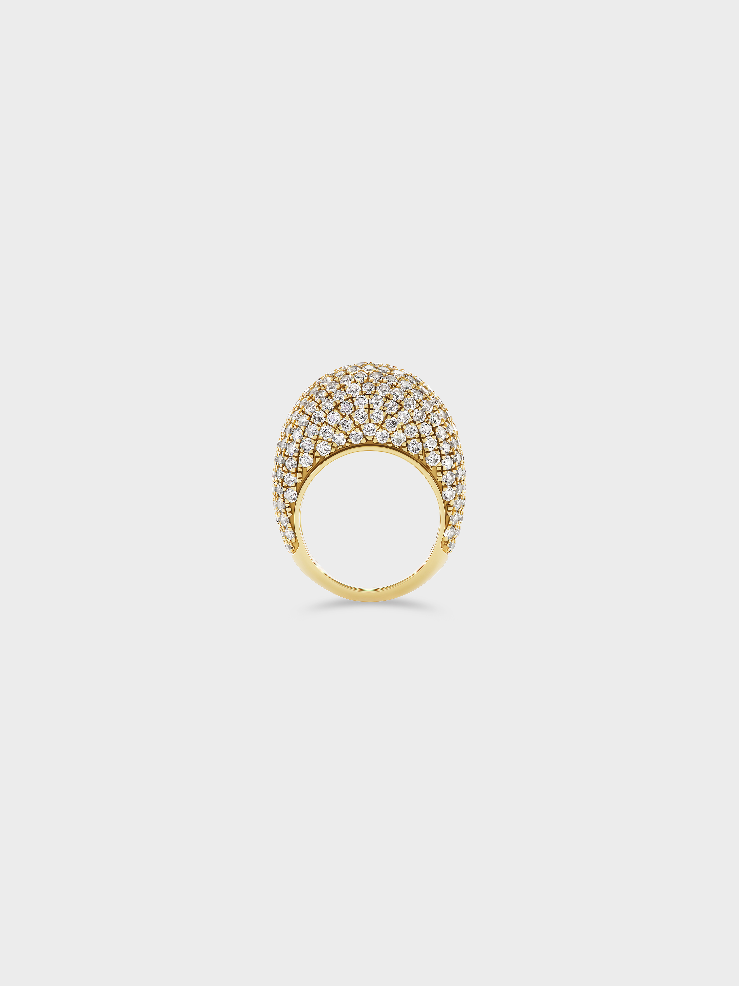 Pavé Dome Ring in Gold