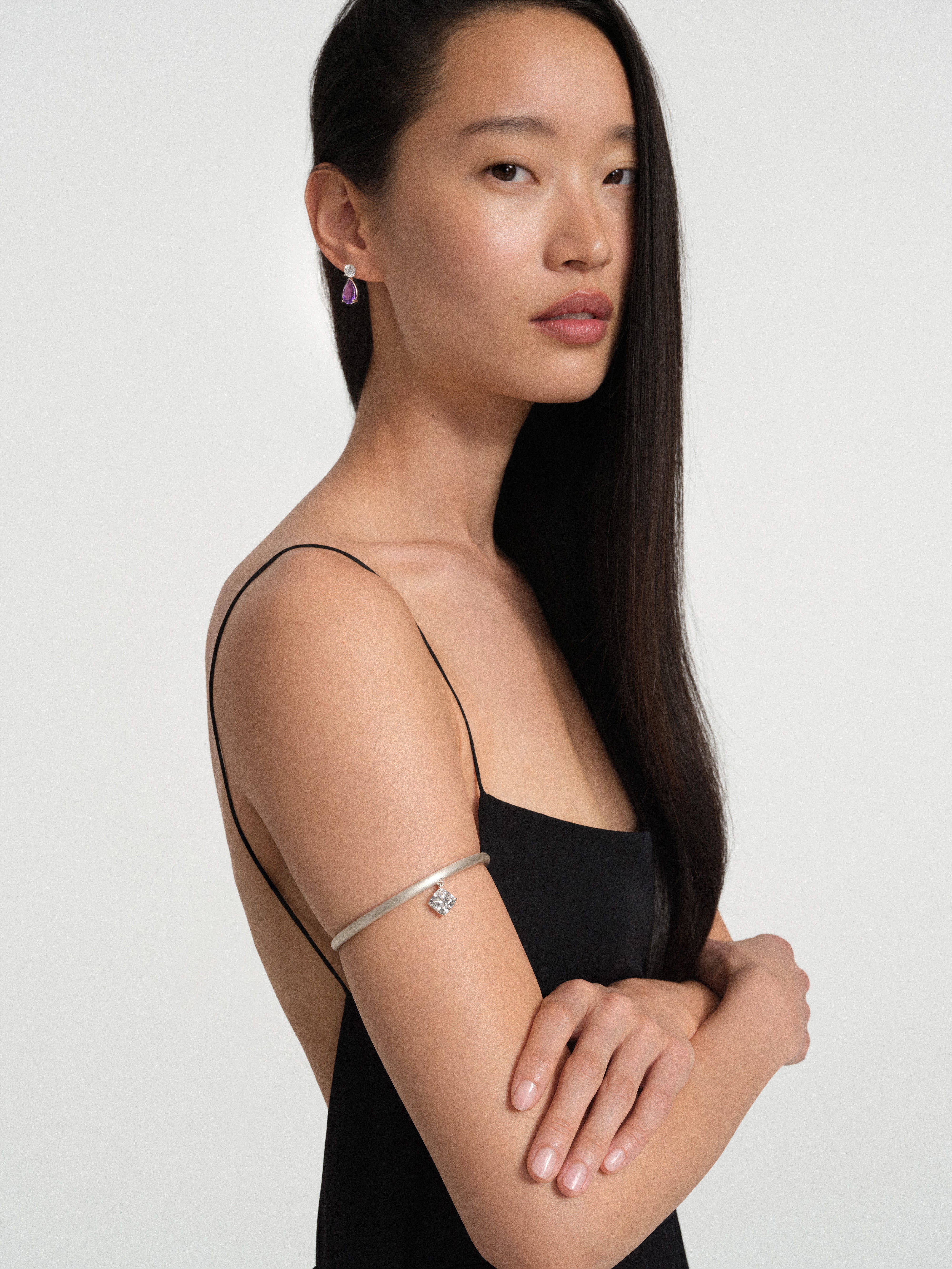 Bicep Bangle in Silver
