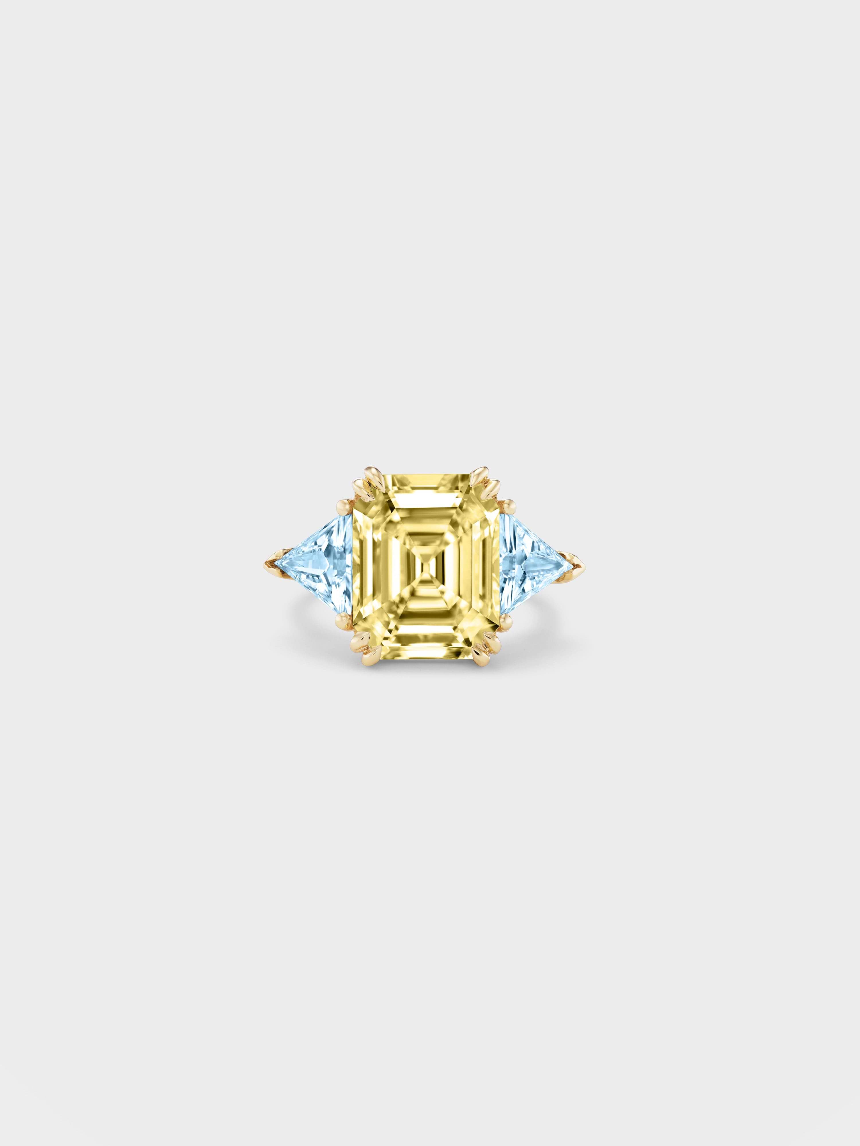 Canary Ida Ring in Gold