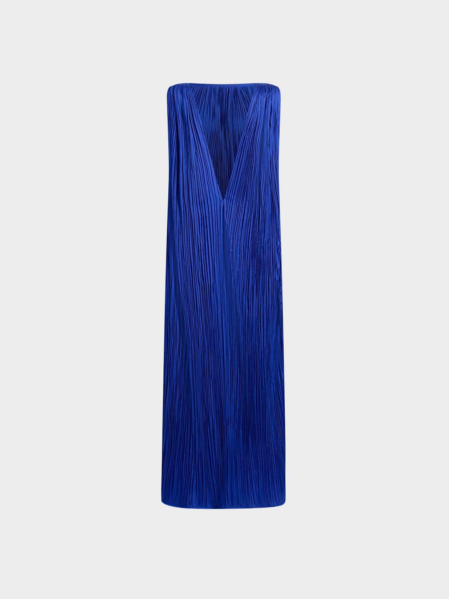 Celestia Dress in Plissé