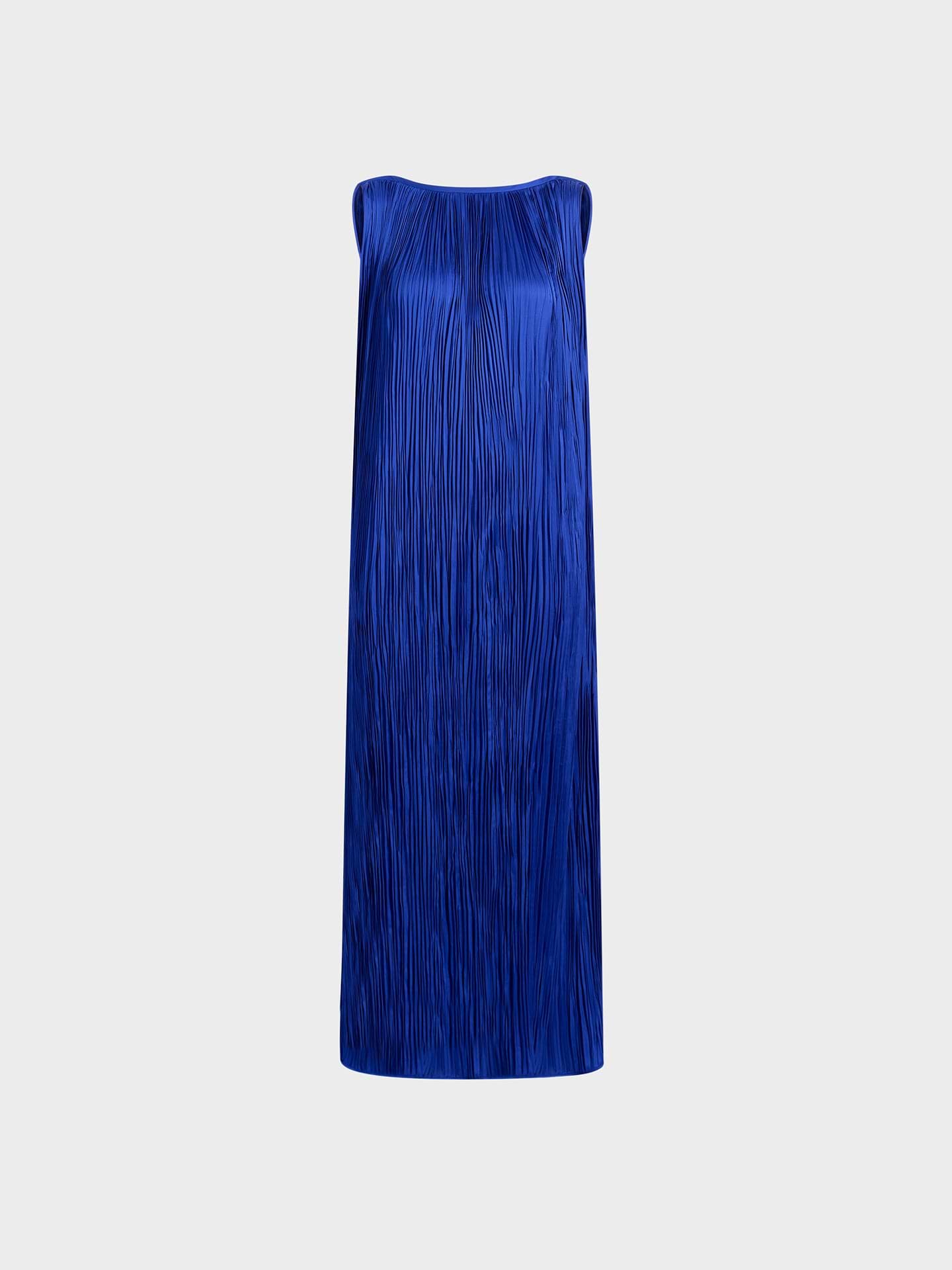 Celestia Dress in Plissé