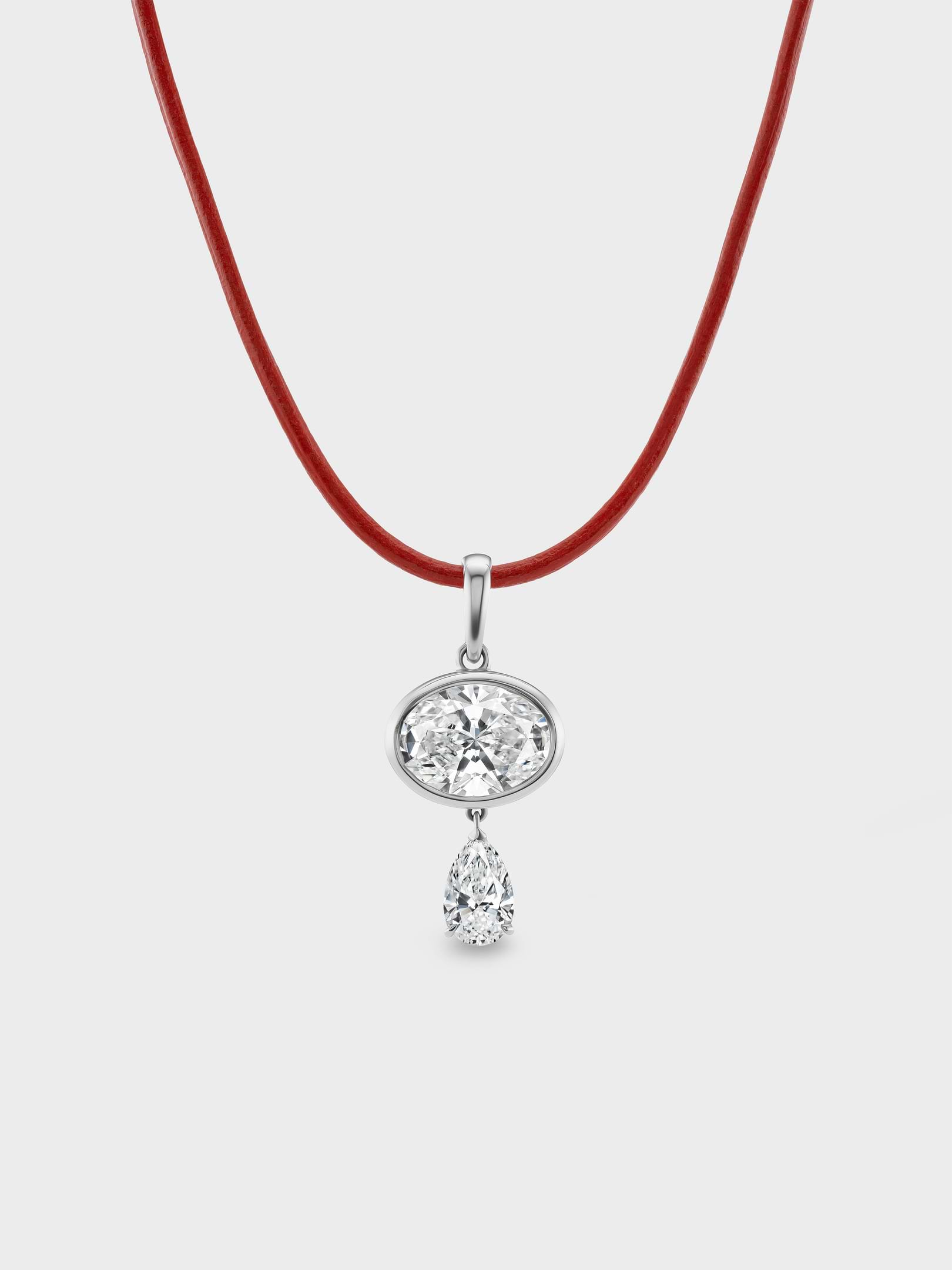 Lone Diamond Pendant Necklace