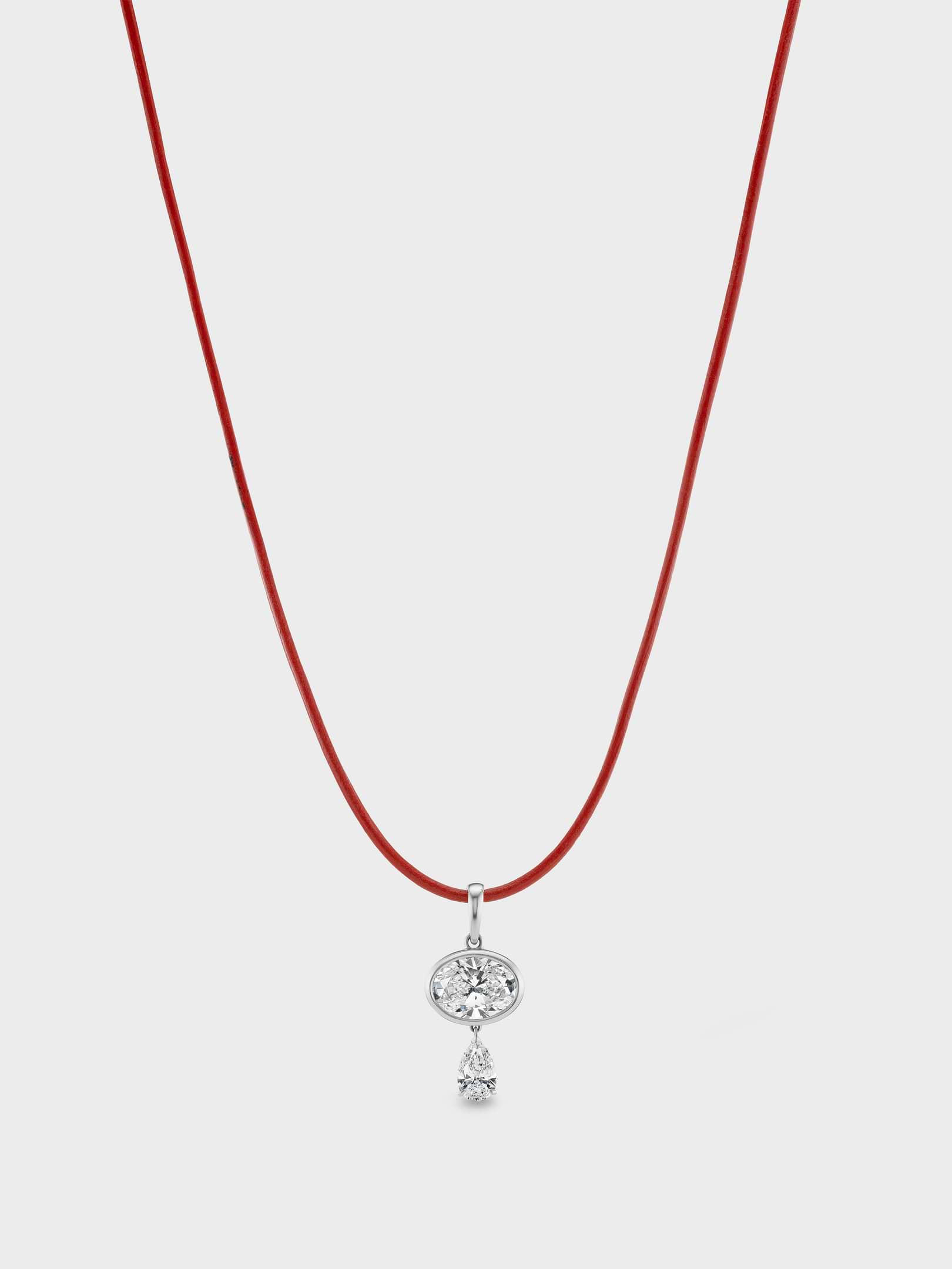 Lone Diamond Pendant Necklace