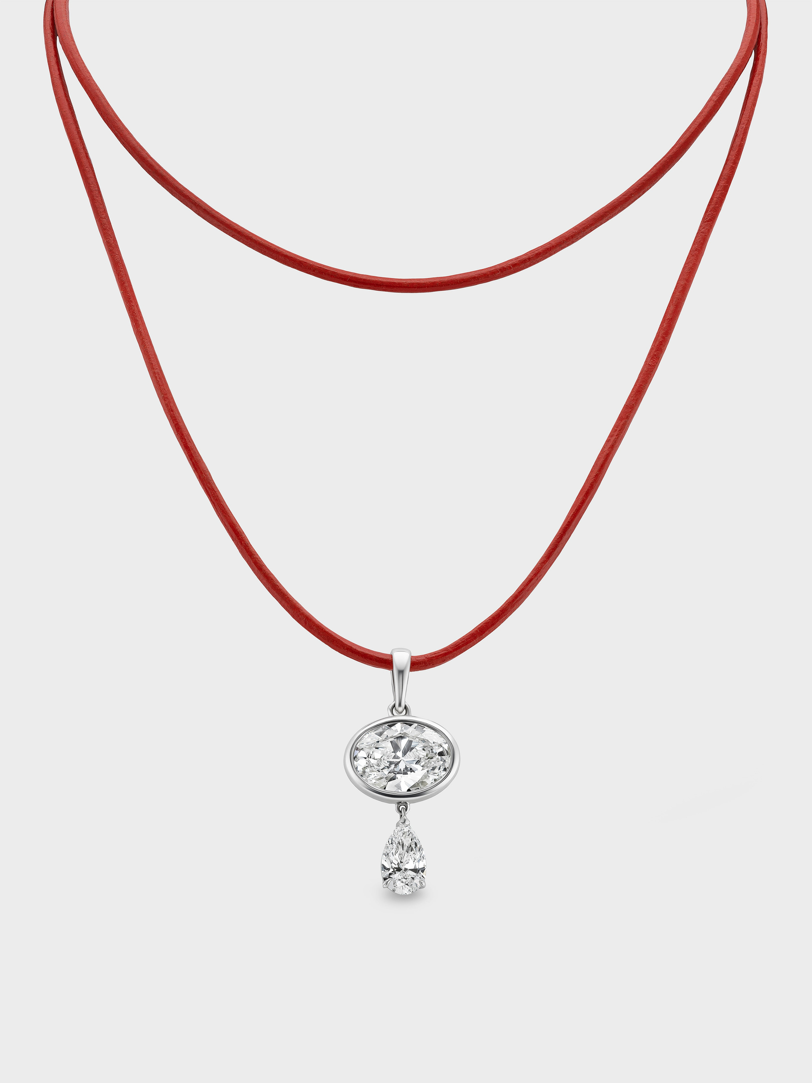 Lone Diamond Pendant Necklace