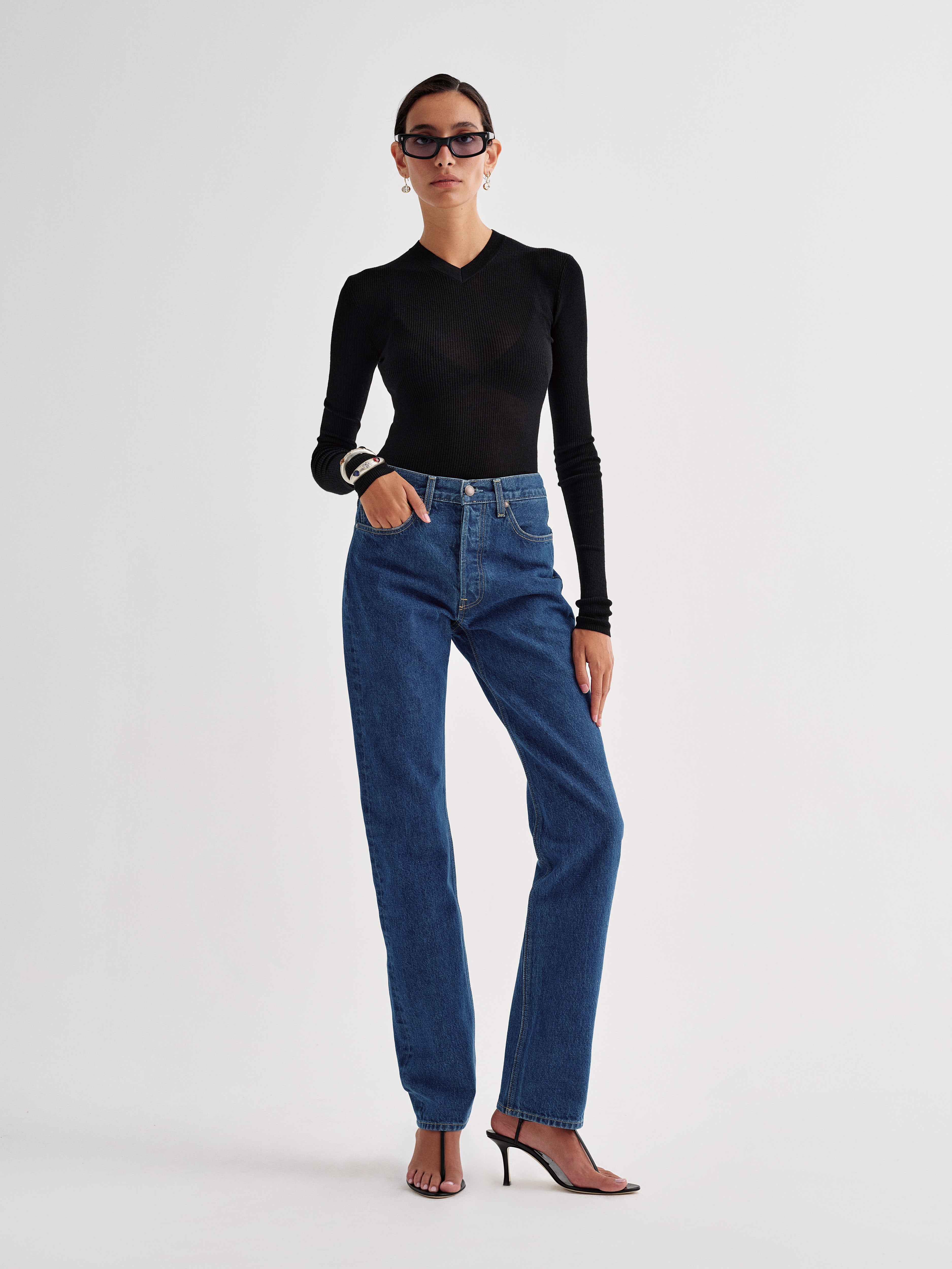 Orwell Jean in Rigid Denim