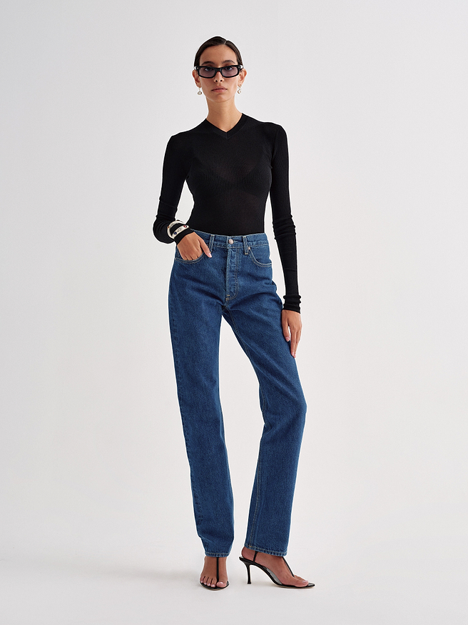 Orwell Jean in Rigid Denim