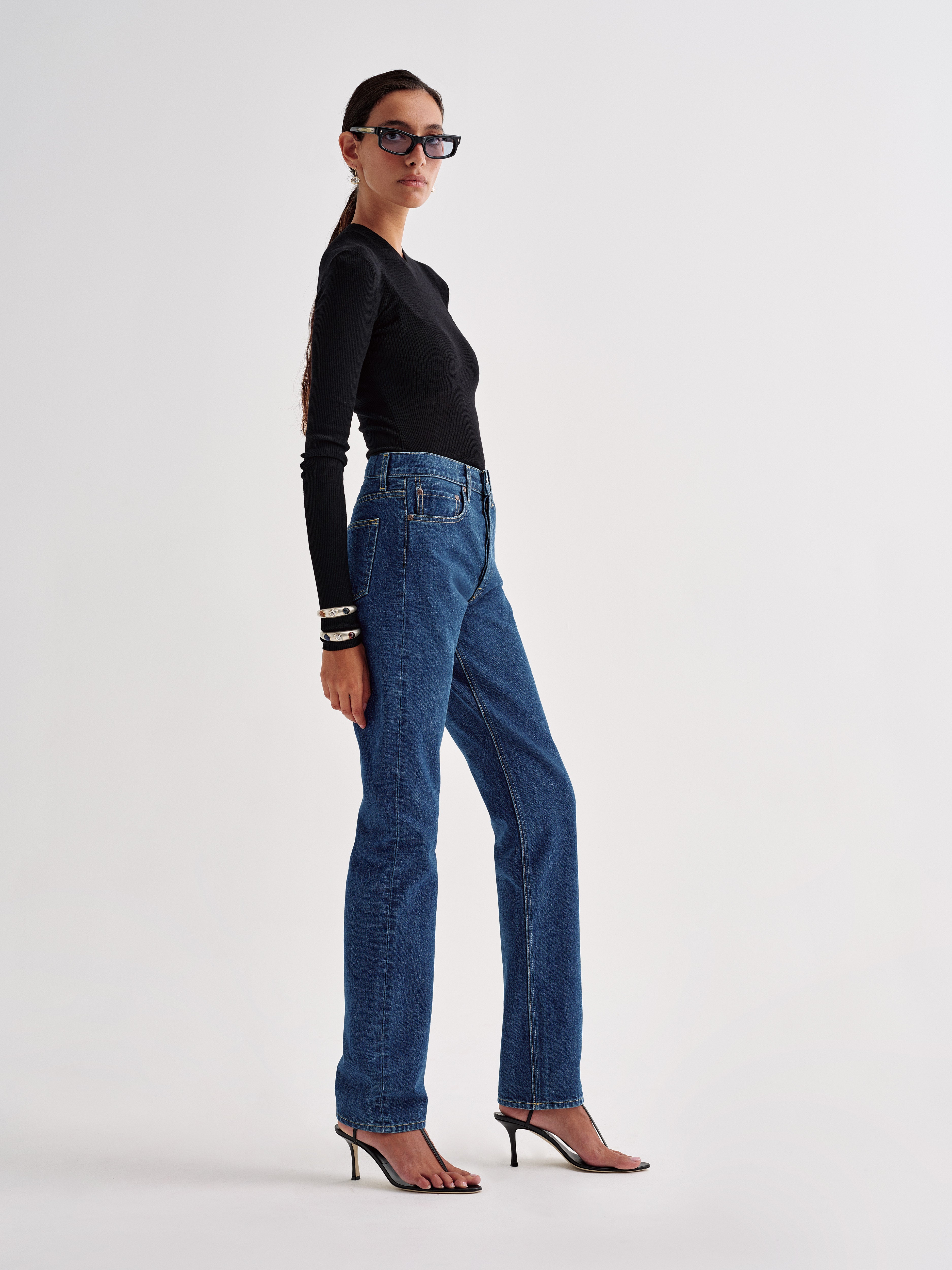 Orwell Jean in Rigid Denim